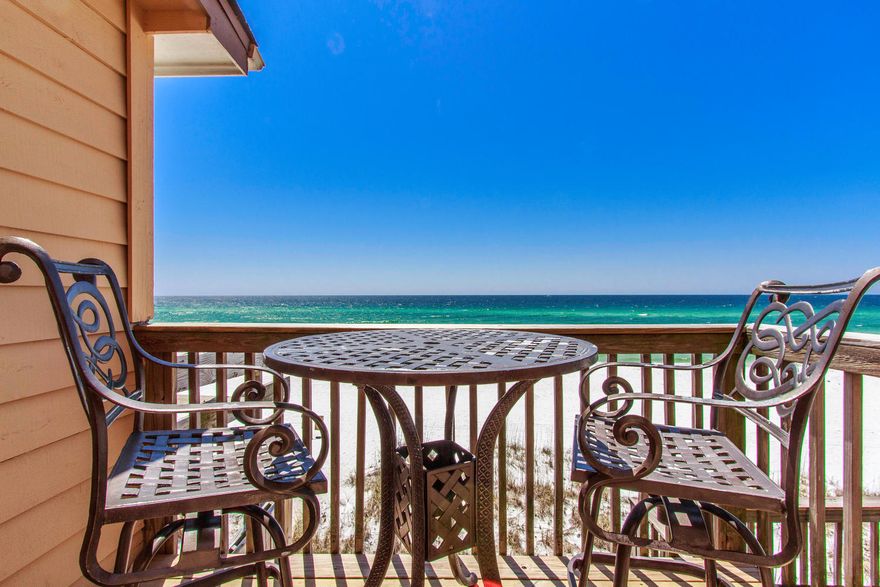 This beautiful gulf front town home boast 4 bedrooms and 3.5 bathrooms and amazing gulf views from every floor!!! Located in the heart of Miramar Beach! Just steps away from Whale's Tail beach! Granite counter tops and stainless steel appliances in the kitchen will make you never want to leave. This unit also has hardwood floors and three levels of pure elegance. Summer Haven South Unit B is the best gulf front priced condo in Miramar Beach and will move very quickly. Home sold fully furnished. Also owner installed brand new AC unit in 2013. NO HOA FEES! Owner just put over 6k into upgrades,