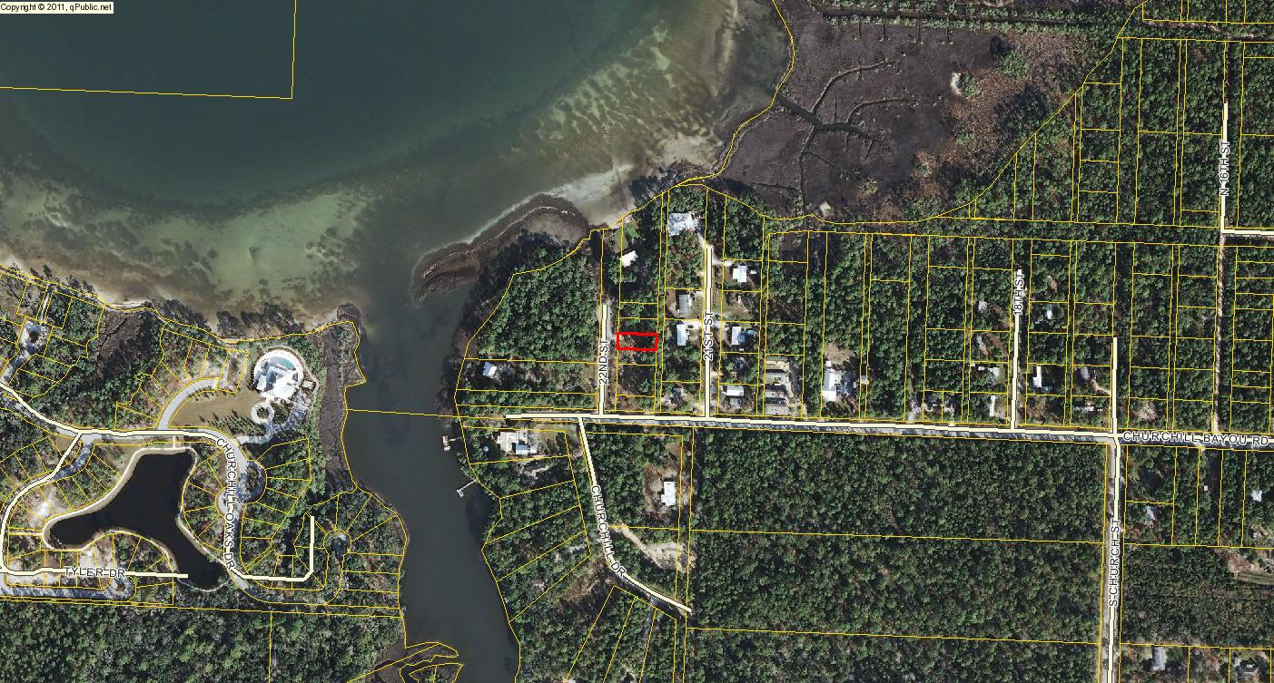 REO-This street and lots are located in the secluded and quiet West end of Chat Holly. The houses across the street are on the water. The street dead ends at the bay, so it may be possible to have limited bay views from these lots.