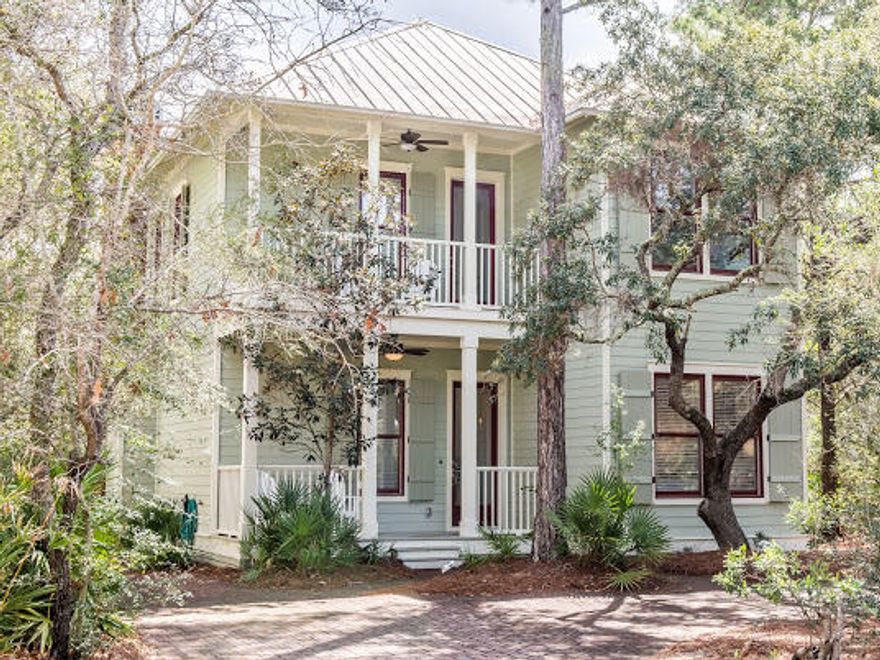 Nestled in ''The Hammocks'' this recently updated coastal cottage features cozy 30A shabby chic decor, an open living area & dining area, a large kitchen with granite and stainless appliances. Snuggle up with a book in the cozy snuggery for some quite time or snuggle up next to the romantic fireplace in the great room.The beautiful custom barn doors accent the dining area and offer privacy for the snuggery.The Hammocks, one of 30A's best kept secrets is a private gated community situated between Old Seagrove, Seaside and Watercolor. The bike path will lead you north to the Publix and south 30A, Seaside and other popular amenities. Beach access is approx. .4 miles away. This private little community features 2 pools, one just outside your front door, a neighborhood boardwalk