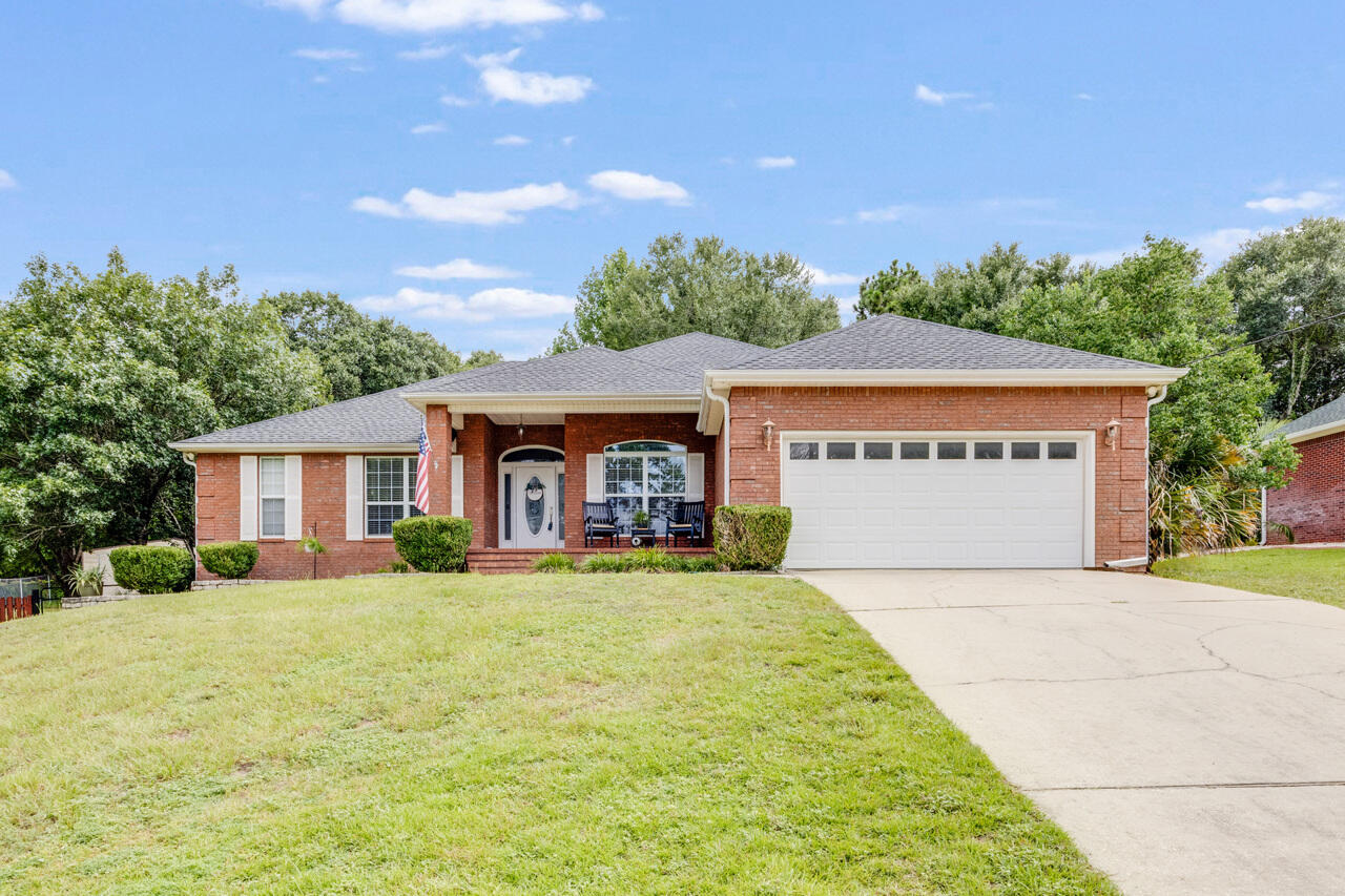 3/2 PLUS a FLEX space with an amazing view in Crestview on nearly HALF AN ACRE! This home has many amazing features including: LVP flooring, updated kitchen and bathrooms, formal dining space, plus an additional flex space/office! HVAC and Water Heater are BRAND NEW! Outside you will enjoy the workshop, shaded back yard, and beautiful view of the lake through the treetops! Additional updates include: Roof 2022, Water Heater 2025, HVAC 2025, gutters and more! Schedule your showing today!