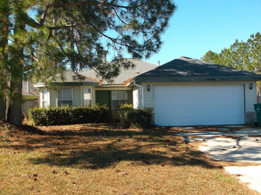 CORNER LOCATION WITH A NICE SIZED YARD. SPLIT BEDROOM PLAN. VAULTED CEILING IN LIVING ROOM W/FIREPLACE. SPACIOUS MASTER BEDROOM HAS TREY CEILING & FRENCH DOORS TO SCREENED PATIO. 3 DIMENSIONAL SHINGLE ROOF & HARDY PLANK SIDING. NEW AC INSTALLED IN 2009. TENANT OCCUPIED WITH LEASE EXPIRING APRIL 30, 2017.