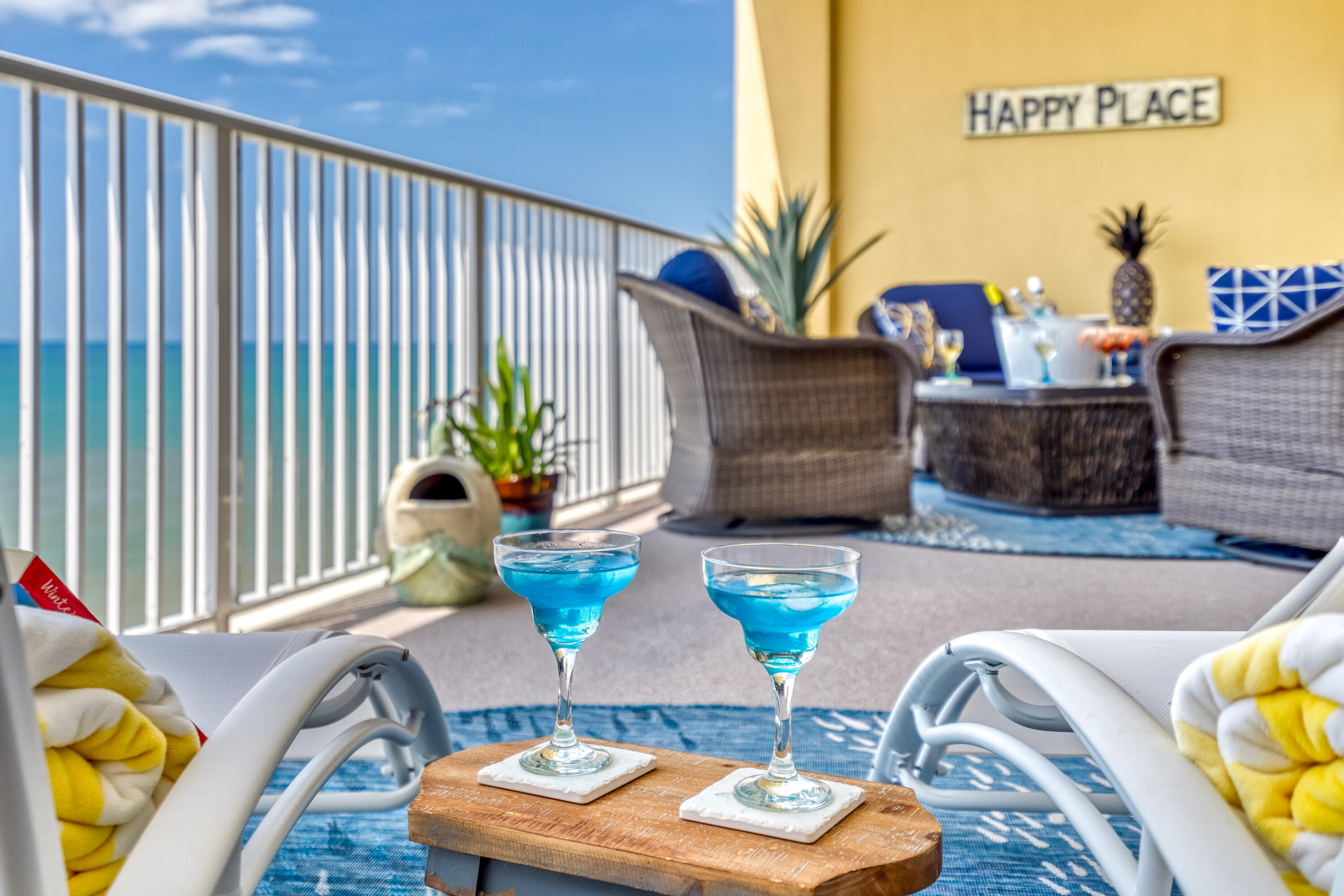 Welcome to Tropic Winds #1405 in gorgeous Panama City Beach, Florida! This meticulously maintained 2 bedroom, 2 bathroom beach front property comes with a designated deeded parking spot and boasts more features than you can imagine! The current owners have occupied this property since it was built and have always made sure every square inch of the property, the appliances and the HVAC/hot water systems have been perfectly cared for. Tropic Winds 1405 has never been a rental and it shows when you walk in the front door. This is true pride in ownership and will offer someone a truly turn key situation coming in to a 'like' brand new condo with HUGE balcony and incredible views. This gorgeous condo features a BRAND NEW completely renovated kitchen just done in 2021 with stainless appliances,