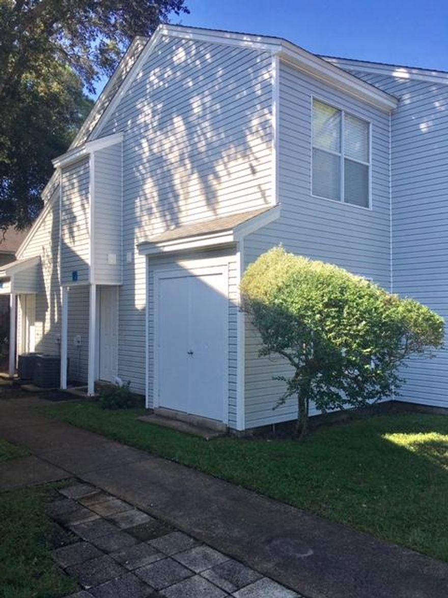 Avail: 4/24. FLEXIBLE S/D = TO 1 MO. RENT CAN BE BROKEN UP IN 2 MO. INSTALLMENTS IF QUALIFIED. SORRY, NO PETS/SMOKING ALLOWED. Nicely updated condo in the middle of FWB, close to both bases, hospital, schools, shopping, restaurants, EVERYTHING! Newer faux wood blinds, LVT wood looking flooring, interior tan paint, faucets, fixtures, stainless steel appliances, granite counter tops, tile surround in showers, etc. Wood burning fireplace in living rm. Breakfast bar & separate dining area. Tile in wet areas- no carpet! Crown molding & ceiling fans! Lg walk in closet in master! Inside utility closet w/ a front loader washer/dryer set! All electric! Outside you have a covered patio w/ a storage closet. Welcome home!