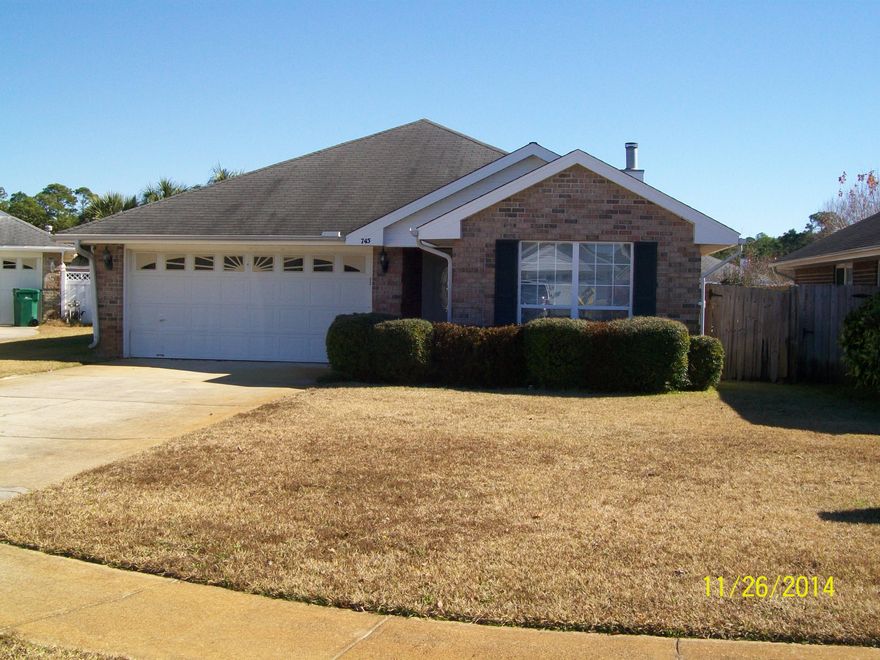 Well maintained home in the beloved Emerald Village subdivision. Large kitchen with island and open eat in area. Oversized livingroom. Large master bedroom and living room with high ceilings and fireplace. Double vanity and step up garden tub in the master bathroom. Large master suite. Double car garage with overhead cabinets. Located in quiet cul de sac. Utility storage shed (coveys as is)for additional storage.