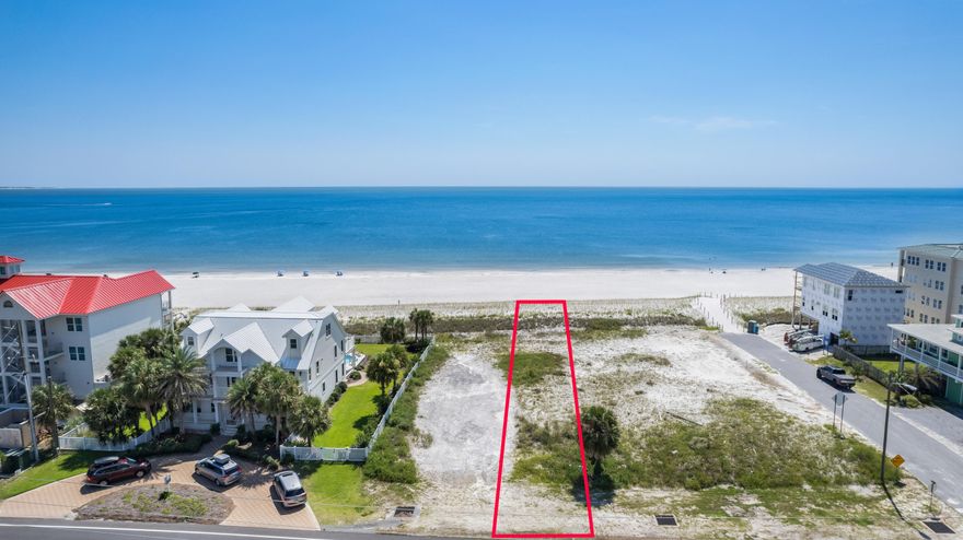 Amazing opportunity to own this beautiful beachfront lot in Mexico Beach! This lot is flat and build ready and has benefited from the recent beach renourishment project. Enjoy spectacular views of the sugary white beaches and emerald green waters of the Gulf of America. Buy today and build your dream beachfront home later when you are ready. Quick access to nearby shopping and dining in Mexico Beach. The area is quickly turning into a destination location with many new construction projects currently underway. Contact us today for more information.