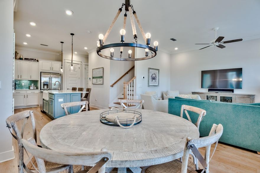 An immaculate, 3-bedroom townhome that offers a rare combination of luxury, location and space! Live sophisticated and stylish in the Cozumel plan located in Prominence North. Surrounded by state park in addition to extra separation between units gives you ultimate privacy with fantastic views of the scenic preserve. A highly appointed newly constructed ''one of a kind'' (B) unit from phase 4 has three-bedrooms, two and half-bathrooms, a two-car garage and includes $15k of additional, stunning upgrades throughout! This immaculate & impressive unit is an unusual find in Prominence North and is professionally decorated in clean, crisp neutral tones to perfectly complement the open & airy space filled with abundance of natural light. The kitchen is a chef's dream with custom cabinetry, soft close cabinets, quartz counter tops, stainless-steel appliances, farmhouse sink (not 60/40), gas cooktop, and a large island great for entertaining family and friends. Upgrades throughout include; custom hardwood floors, glass tile backsplash, Plantation shutters throughout, professional designed lighting, rain-maker shower heads, extended patio deck, upgraded kitchen appliances, upgraded plumbing fixtures, smart hub system, and washer/dryer. Other features include 10ft' ceilings, 8ft doors, and exceptional woodwork throughout leaving absolutely no detail untouched.

Prominence is a retreat from the modern world and an essential community along scenic 30A. With a blend of coastal resort living, easy access to a vibrant towncenter 'The Hub', and the beautiful beaches of the Emerald Coast.... it's also a way of life in a community that lives up to its name. The Town of Prominence is located on HWY 30A between Seagrove Beach and Alys Beach, next to WaterSound Beach. Residents will enjoy easy access to a beautiful Town Center (The Hub), Resort style pools, Fitness Center and Private Shuttle Service to the beach access. ''The Hub'' includes restaurants, shops, and an amphitheater with covered event pavilion, a cinema screen for movies, as well as a stage for concerts and events...There's a reason it's called "The Greatest Backyard Party of all Time"