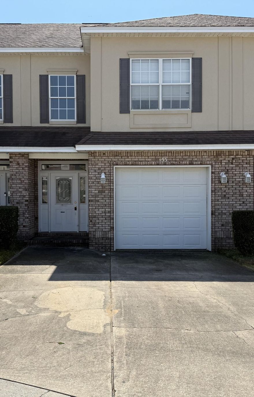 Property is being sold As Is. Spacious 2-story townhome located just north of Turkey Creek Park and just outside busy Niceville. Garage and driveway parking. Buyer to verify all pertinent information including square footage and lot dimensions.