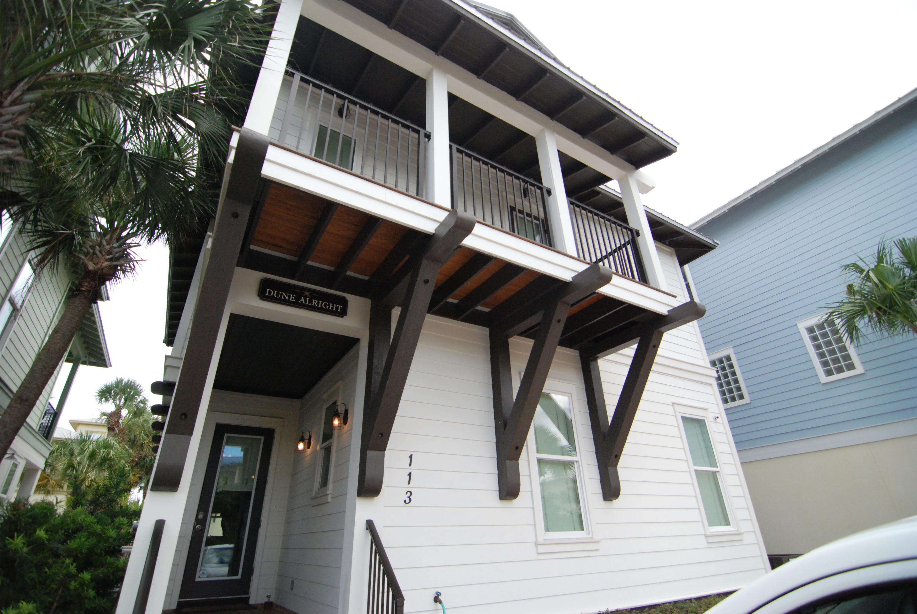 Book your private showing of this spectacular beach house located only steps away from the best beaches in the country. This fabulous home sits adjacent to Rosemary Beach and Seacrest and is walking distance to all the famed shops and restaurants of the coveted East of Scenic Hwy 30A. Furnished to the nines, this 2014 built home boasts high end appliances, Sub-Zero, Wolf, and others. High ceilings, Sonos System on Main Level with separate zones for interior & exterior areas. Most of the homes systems can be managed by your smart phone app including security camera system, HVAC, pool and hot tub temp, as well as Keyless entry and alarm systems. The bedrooms consist of 3 Kings, 2 queens , and 2 sets of twin/full sized bunks. All bdr have attached baths. MAKE SURE TO SEE VIRTUAL TOUR!