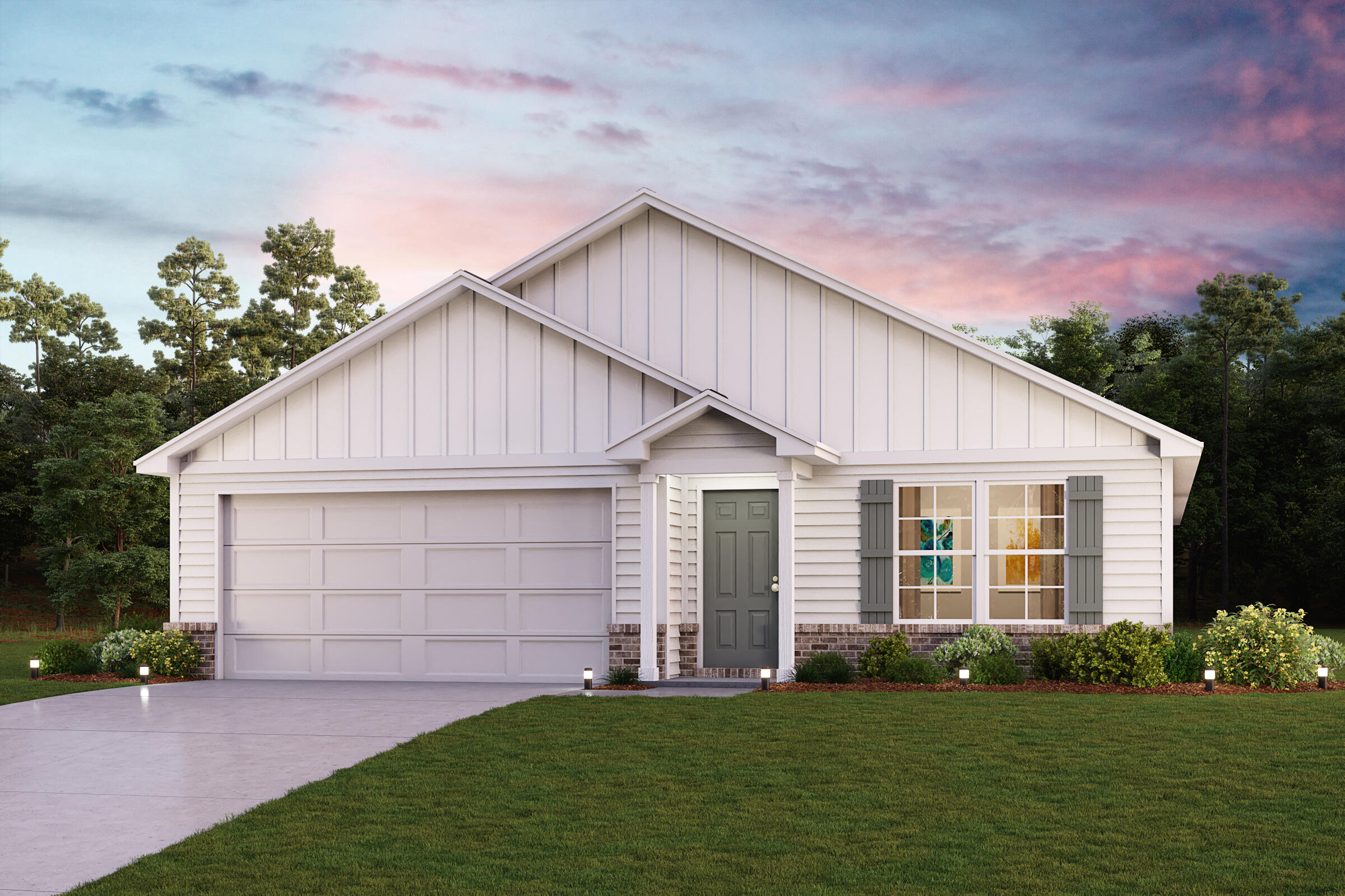 Come check out this BEAUTIFUL NEW Single-Story Home in the Cross Creek Freeport Community! The desirable Covington Plan boasts an open design encompassing the Living, Dining, and Kitchen spaces. The Kitchen features gorgeous cabinets, granite countertops, and Stainless-Steel Appliances (Includes, Range with Microwave hood, and Dishwasher). Additionally, the primary suite has a private bath with dual vanity sinks and a walk-in closet. This home also includes 3 more bedrooms and a full secondary bath. Outside, there is a relaxing patio space.
