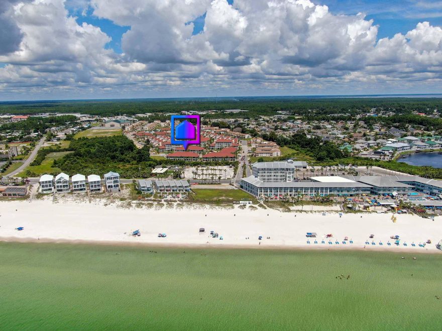 This is the one!! This fully furnished unit is in a desired location in the complex, very close to the beach access. The largest 1 bdrm/1.5 bath plan in Horizon South offers an open floor plan with a large kitchen, breakfast bar and granite countertops. Also has bunk beds, new furniture, New flooring, new doorknobs, hardware & lighting, private covered balcony. Very well maintained and taken care of, owners have never rented condo. Horizon South offers all the amenities you would need, a gated community, four pools, one of which is heated, a hot tub, mini golf, tennis courts, basketball courts, a workout room, and a clubhouse.