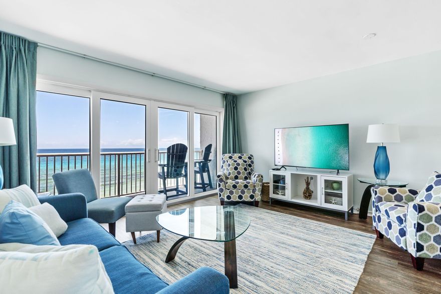 MULTIPLE OFFERS!Documented RENTAL PROJECTION $64,000-$71,000!The views from the 6th floor of this West Building condo are simply beyond compare! Not to mention the classic beauty of the newly remodeled decor featuring LVP flooring in living areas,Stainless Steel appliances, Quartz counter tops, luxury furnishings and an expansive balcony which is nearly perched above the water!This unit is turn key ready and Islander has many attractive amenities including a HUGE, seasonally heated pool, Private Beach Access,Gated Covered Parking for owners, Gym,Meeting Rooms, Court Yard.Dues include:water,sewer, trash, pest control, cable,internet and landscaping. Don't miss this Rare opportunity to Experience Okaloosa Island at its finest in this West Building Unit(Views both sunrise and sunset).