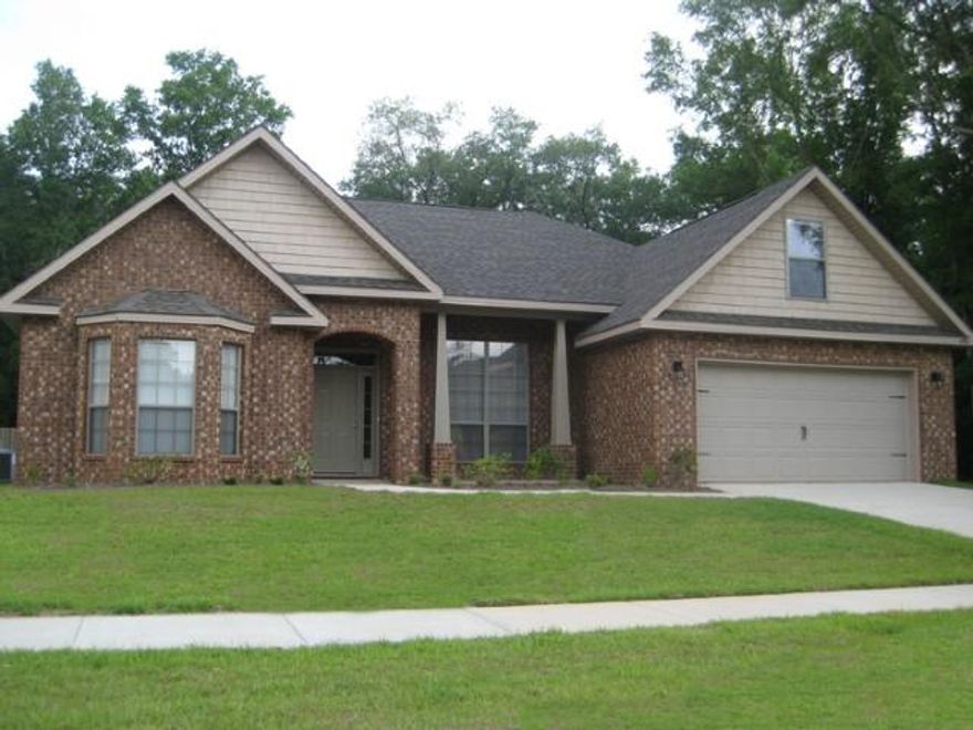 Welcome to Peach Creek! Brand New Construction home minutes from the beaches of Gulf of Mexico and the popular 30-A. The Emma plan features a wonderful OPEN, split floor plan great for entertaining as well as a ''flex'' room that can be used as an office or additional bedroom. Home features large island in kitchen open to family room. Master Suite features spacious walk-in closet, Dual vanities, private water closet and linen closet. This home has GE appliances, Moen fixtures, 9 to 12 foot ceilings featuring crown molding, and a standard upgraded lighting to set off your new home features. 23x12 Covered back porch is PERFECT for outdoor grilling area or for relaxing. This home is not to be missed!*Pictures may be of similar, but not necessarily of subject property