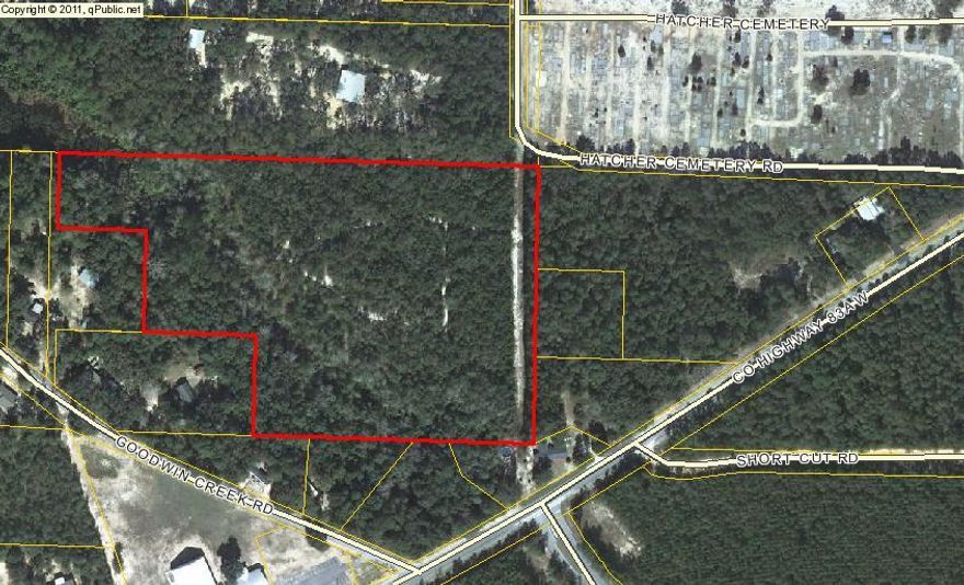 20 acres+/- on the west side of Bay Loop Road, great potential for a development or your on private get away. Call Today for Details !