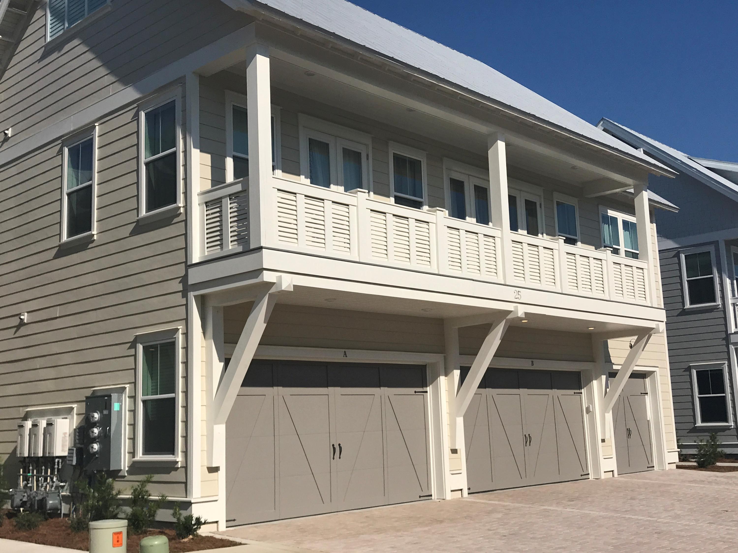 The Bahamas Triplex Townhome floor plan is uniquely designed to feature 3 bedrooms and 2.5 bathrooms with a 2 car garage. Home features include 10ft Ceilings, hardwood floors, Granite countertops, and stainless steel appliances to name a few. The Town of Prominence is located on HWY 30A between Seagrove and Alys Beach. Residents will enjoy easy access to a beautiful Town Center, Resort style pools, Fitness Center and Private Shuttle Service to the beaches of 30A. ''The Hub,'' the community's town center includes restaurants, shops, and an amphitheater with covered event pavilion, a cinema screen for movies as well as a stage for concerts and events. Subject property is unit 410