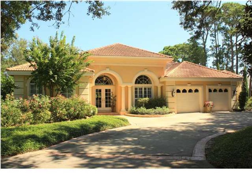 Seller has LOMA letter in hand, so flood insurance won't be an issue! Absolutely gorgeous custom home offering spectacular bay views! Situated on a quiet cul-de-sac on one of Kelly Plantation's most beautiful streets is this stunning four bedroom, three full and two half bath home. Finely appointed throughout with raised ceilings, crown molding, recessed lighting, tile floors, granite counters, upgraded stainless appliances and more. Fabulous floor plan that lends itself to gracious entertaining and comfortable living, Destin style! Just off the foyer is the formal dining room, which is generously sized and has built in china and crystal storage, and the formal living room featuring a mirrored wall and sliding doors giving access to the screened lanai and pool area. There's a