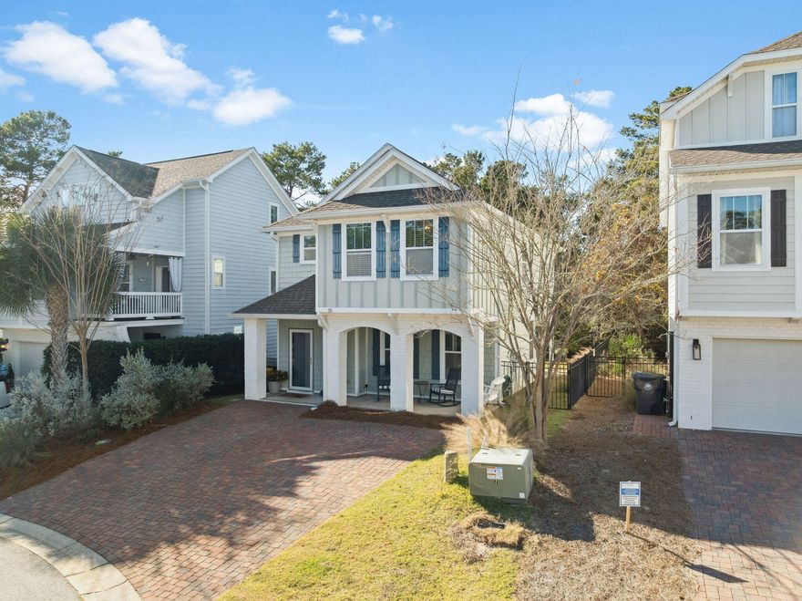 MOVE IN READY! 76 Sandpine Loop offers wonderful 30A living just minutes from Rosemary, Seacrest and Alys Beach! This peaceful sanctuary is a quick ride from the beach and just a 30 second walk from the community pool. Located in a lovely community, this stunning getaway can be a relaxing escape for you and your family as well as a top-producing rental property. The home showcases three bedrooms, an oversized driveway and spacious backyard with tons of potential. Beautifully designed, the home displays a modern blend of indoor and outdoor living spaces. 76 Sandpine Loop is in close proximity to all of the top dining, shopping and entertainment experiences on the eastern end of 30A. Capture this peaceful haven designed for connection, relaxation and unforgettable memories along the coast!