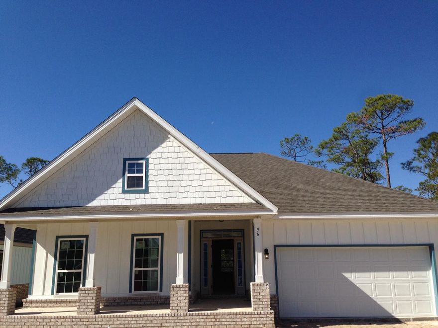 1838 sq ft single story floorplan with 3 bd and 2 baths. Perfect for a vacation home or even a primary residence.This amazing home will feature Wood Floors Throughout the entire house. White Cabinets with Granite Countertops. Community Has 11,000 Sq Ft pool. Gate code required for entrance. and is located .5 miles north of 30A. Amazing Deals. Come By the model Or give us a call Today!