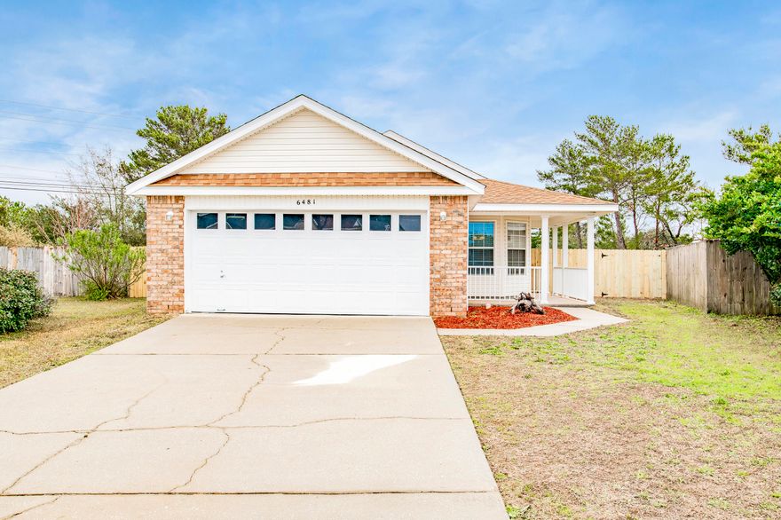 Nestled in a cul-de-sac in the community of Lighthouse Pointe, This charming 3 bedroom 2 bathroom home offers an over-sized backyard with a privacy fence and open patio. This community has deeded Sound access with a dock, BBQ area with a fire pit, for your entertainment. Enjoy the easy accessibility  for your kayaks or paddle boards right in your own neighborhood! Lighthouse Pointe also offers 2 neighborhood parks. NEW ROOF AND HVAC in 2017. Upon entering, you'll note the new luxury vinyl tiles throughout the living area as well as the master bedroom. The spacious living room with vaulted ceilings makes for the perfect entertaining space measuring 32x14! The kitchen comes equipped with new matching Whirlpool stainless steel appliances, island and breakfast nook encompassed with windows. So