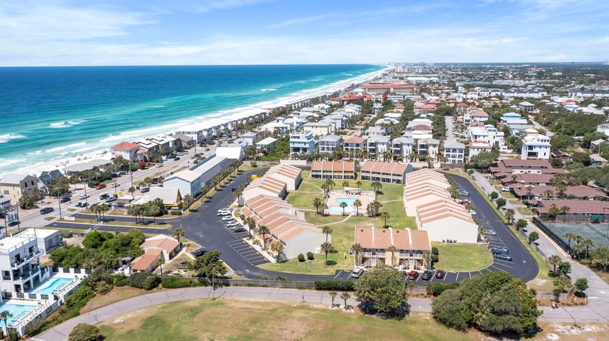 Never before rented and located in the heart of Miramar Beach, this 2 Bedroom, 2 Bath condo was completely renovated with an updated modern design and furniture making it turn-key ready for vacation rentals or the perfect vacation home! The great location on Scenic Gulf Drive is steps from the deeded beach access. The gated community of Seacove features an expansive green space, BBQ grilling area, a zero-entry saltwater pool and direct deeded access to the White Sandy Beaches and Emerald Green waters of the Gulf of Mexico!