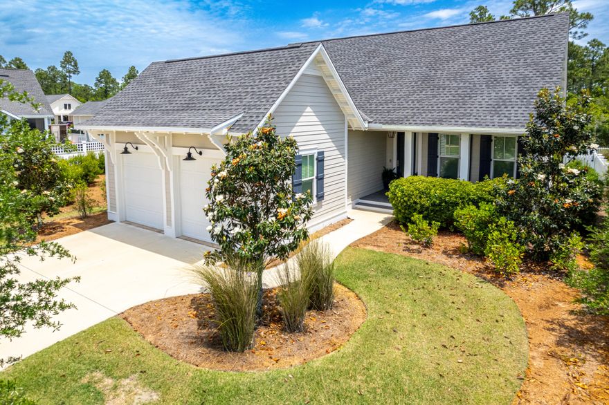 Discover refined coastal living in this beautifully designed single-story home featuring 3 bedrooms, 3 full bathrooms, and a spacious 2-car garage. Thoughtfully appointed with high-end finishes, this residence showcases quartz countertops, Medallion wood flooring, 10-foot ceilings, and solid core doors. The chef's kitchen is outfitted with stainless steel gas appliances, a vent hood, microwave drawer, and an extended island--ideal for both casual dining and entertaining. Custom shiplap accents add warmth and character to the living room and primary suite, while the outdoor living space invites relaxation with a private, heated saltwater pool, gas grill setup, and expansive backyard. Recent upgrades include a home generator.  The home has been meticulously maintained by the owners. Tucked away in the amenity-rich Watersound Origins community, this home offers exceptional privacy with protected green space on one side and undisturbed natural vegetation at the rear creating a true private oasis.

Call today to schedule your private tour.