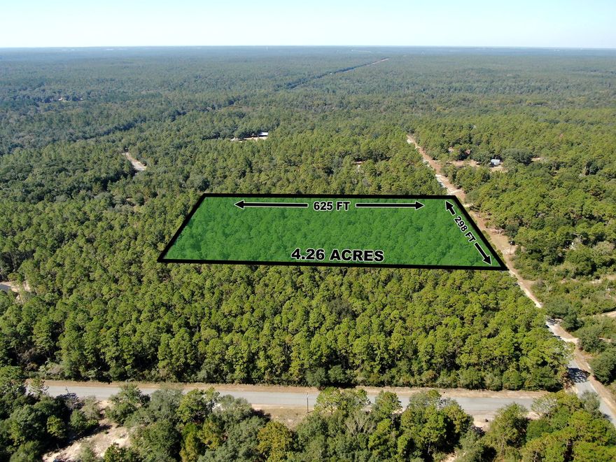 GREAT FUTURE HOME SITE! Wonderful and private, look no further than this 4.26 acre wooded parcel offering you quiet country living not far off the beaten path! Close to 7th Group, Duke Field, Eglin AFB.  Bring your plans and don't miss out on this private piece of property on the outskirts of Crestview! All measurements approximate. Recent copy of Survey available. Buyer to verify all information deemed important. COME TAKE A LOOK FOR YOURSELF & MAKE AN OFFER!