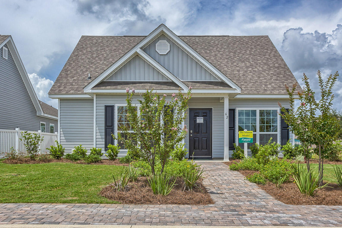 The Mason plan has 3 bedrooms, 2 bathrooms and a two car garage.The Schooner Landing neighborhood Monthly HOA Fees include all Amenities, Basic Cable and Full Landscape maintenance program.