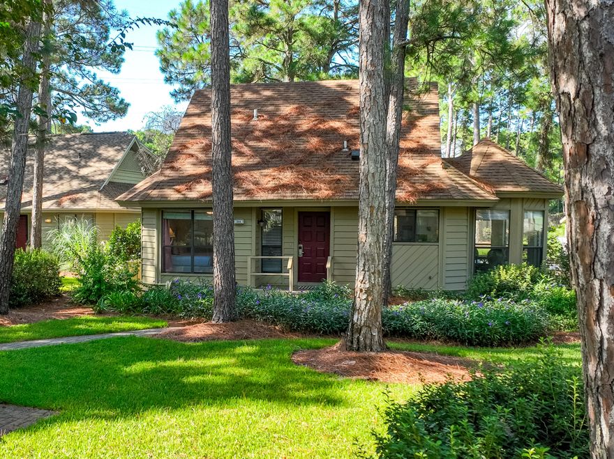If you're searching for a charming Florida cottage tucked within the Fairways of Sandestin, this might be the perfect fit. This beautifully maintained 3-bedroom, 3-bath home is being offered fully furnished, rental-ready, and includes a 4-person golf cart. Enjoy tranquil lake views from your own private deck--an ideal spot to unwind in this peaceful retreat.Recent updates ensure peace of mind, including a new roof being installed this month (October), an HVAC system replaced in 2020, updated kitchen cabinetry (2023), bathroom cabinetry (2020), and newer appliances--Bosch dishwasher, Samsung range, refrigerator, and microwave--all replaced in 2022. The washer and dryer were also updated in 2021. As an introduction to the Sandestin lifestyle, we invite our new owners to explore amenities that make Sandestin special. The listing brokerage and seller(s) are presenting the buyer(s) of this property with (2) 90-minute rounds of Tennis court time, a golf foursome at one of our three championship courses, and a round of golf for up to four (4) players at the unrivaled Burnt Pine Golf Club.

Sandestin Golf and Beach Resort features more than seven miles of beaches and pristine bay front, four championship golf courses, 15 world-class tennis courts, a 226-slip marina, a fitness center, spa and celebrity chef dining. Shop, dine and play at the charming pedestrian village, The Village of Baytowne Wharf and more. Inside the gates of the resort, residents enjoy a balanced lifestyle of high-class living, spanning the 2,400 acres from the beach to the bay. Everything within the gates of the resort is accessible by golf cart or bicycle. The entire resort is interconnected by miles of pedestrian, bike and golf cart paths that weave through groves of live oaks, meandering past natural lagoons, fountains, man-made lakes, and meticulously landscaped fairways.
