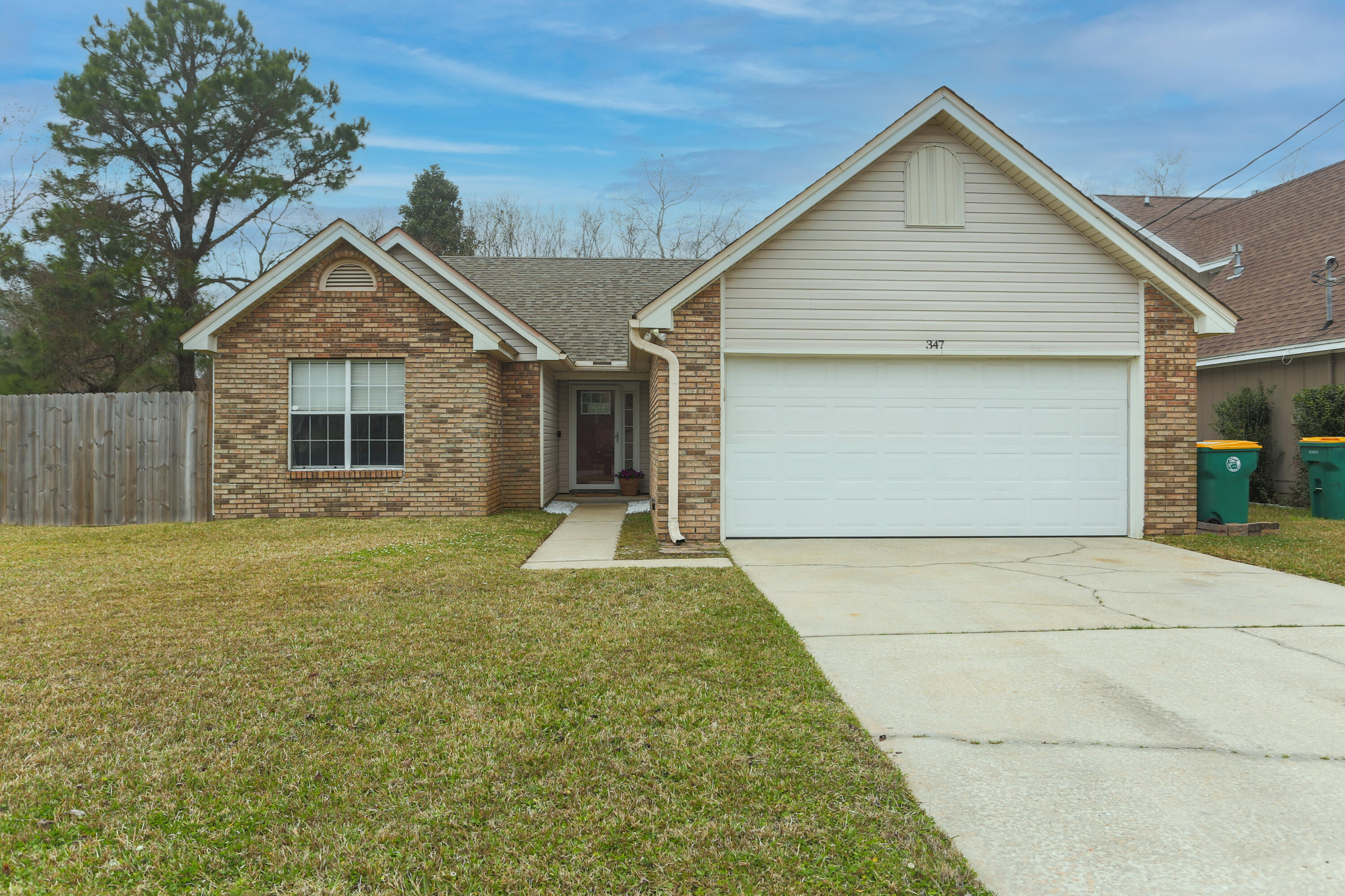 This adorable house has been very well maintained and is ready for you to make your own! This property has been tastefully updated and features 3 bedrooms and 2 baths, split floor-plan with the master in the rear and additional bedrooms up front, a formal open dining area, a nice sized backyard with privacy fence and sits on a large corner lot on the culdesac. The kitchen features granite countertops, til backsplash and a breakfast bar!