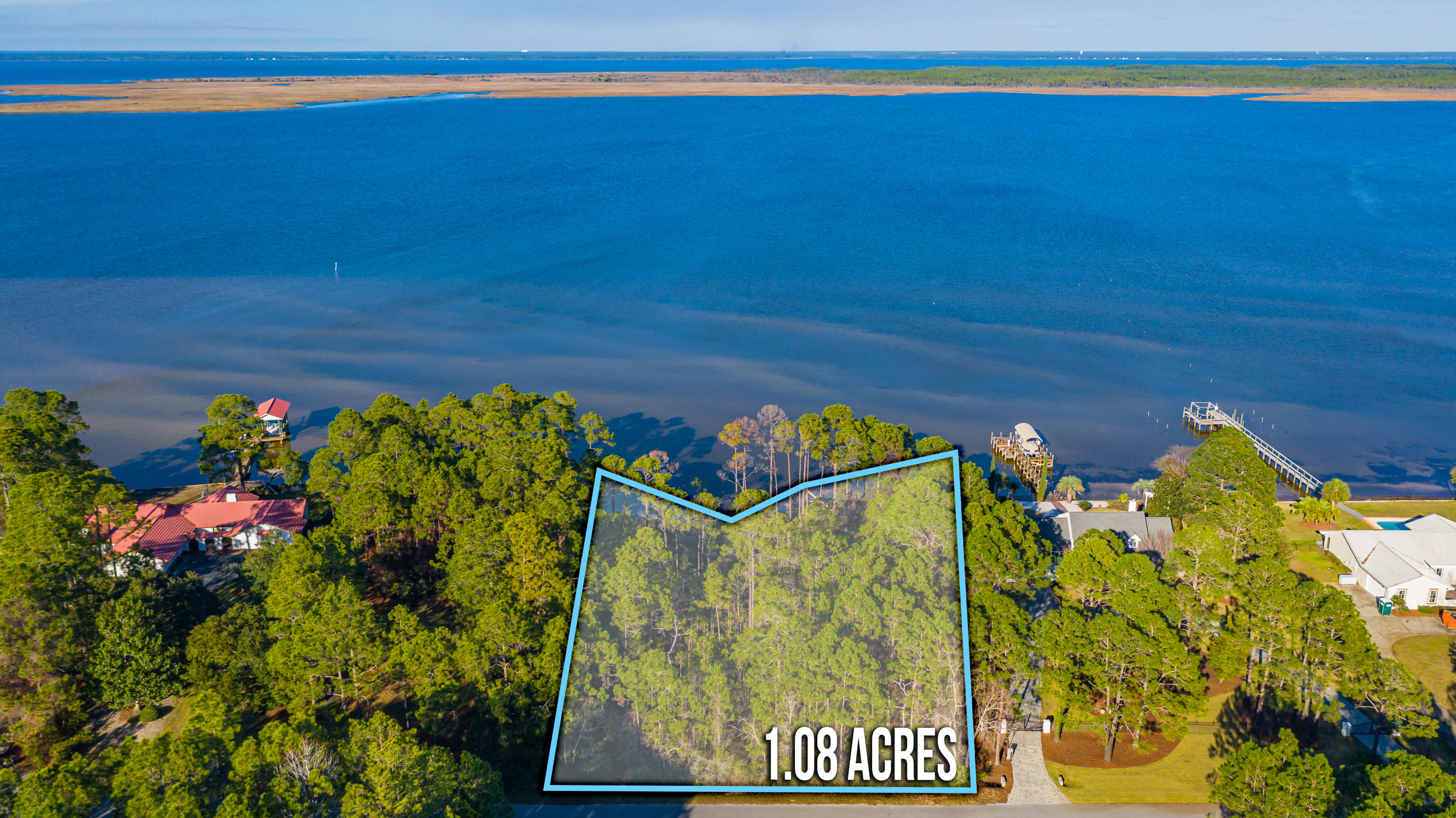 Build the waterfront estate you've been longing for on this spacious 1 acre lot.Buyer to verify all dimensions, school zones, and utility access.