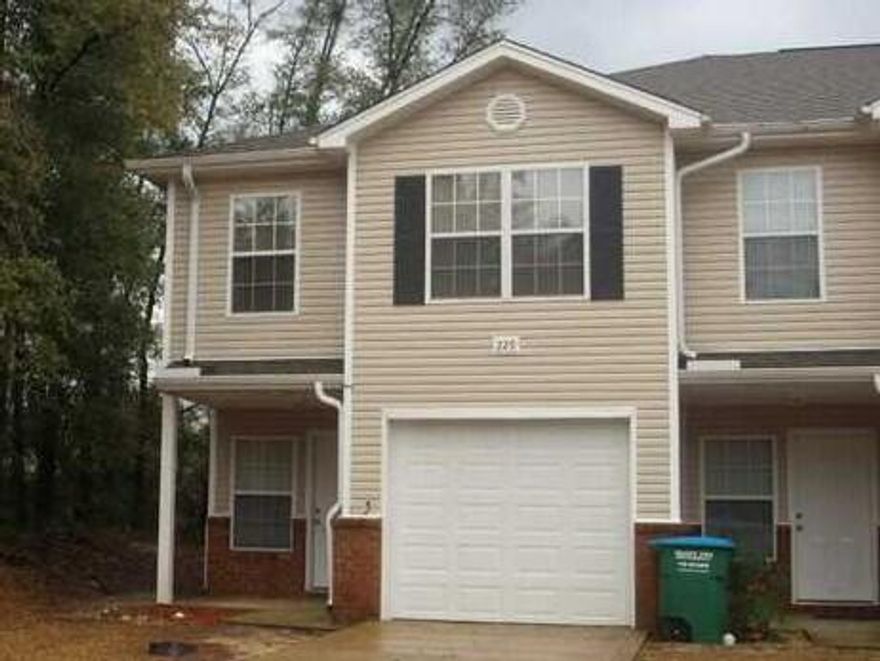 3 bedroom, 2 baths and W/D utility area are upstairs. Master bedroom has a walk-in closet and bath vanity with dual sink. Downstairs is the spacious living/dining area. Lots of cabinets with new granite counter tops in the fully equipped kitchen with Breakfast bar and pantry. Half bath with pedestal sink. One car garage. HOA takes care of the lawn. No Pets