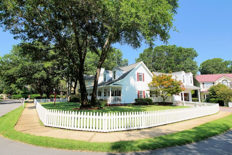 Updated Sweet Home Builders 3 or 4 bedroom home in desirable Village of Bolton in Bluewater Bay. Gracious living reminiscent of a bygone era: white picket fences, sidewalks and wide front porches invite neighbors to ''come sit a spell'' and provide the perfect spot for morning coffee or afternoon refreshments. Immaculately maintained and located on a quiet cul de sac, this home is ready for new owners. The master suite is on the first level and features a ''bubble tub'', double vanity, his and hers walk in closets, updated granite counters and tub surround, porcelain tile shower with dual shower heads, and...Heated floors! The kitchen has also been updated with stainless appliances, granite counters and wood cabinets, with under counter lighting. The dual fuel stove will be the chef's delight. Other features that discriminating buyers will appreciate include crown molding (some double crown), window pediments, can lights, skylights, ceiling fans, gas ventless  fireplace with remote control and decorative tile surround.  Upstairs are two spacious (note measurements) guest bedrooms with walk in closets and shared bath.  These are irregular shaped rooms and include nooks of 5x8 and 7x3 in addition to dimensions noted. Lots of possibilities for furniture placement. The landing has a built in cabinet, handy for game or toy storage. Over the garage is a flex room that could be a 4th bedroom (half bath with built in chest). There's walk in attic access here, plus  pull down stairs in one of the guest bedrooms (partially decked). An anteroom leading to the stairway could be a hobby/sewing/craft room. It has built in cabinets and a counter top perfect for crafts or sewing projects. The oversized side entry garage features epoxy floors and wood cabinets. Brick pavers highlight the extra wide driveway and backyard patio. Termite bond with Terminex, through March, 2020, and can be transferred to the buyer. HVAC is 11 yrs old, compressor is 5 yrs old, HWH 2018, new sod 2018, added 18 inches insulation to both attics. Duct work cleaned and sprayed with sealer for energy efficiency. New lawn pump, 9-19.  Kids can bike to Bluewater Elementary, consistently an A school. Sellers offering a limited home warranty with Old Republic, for Buyer's peace of mind. Residents can join golf, tennis, swim facilities at additional charge.