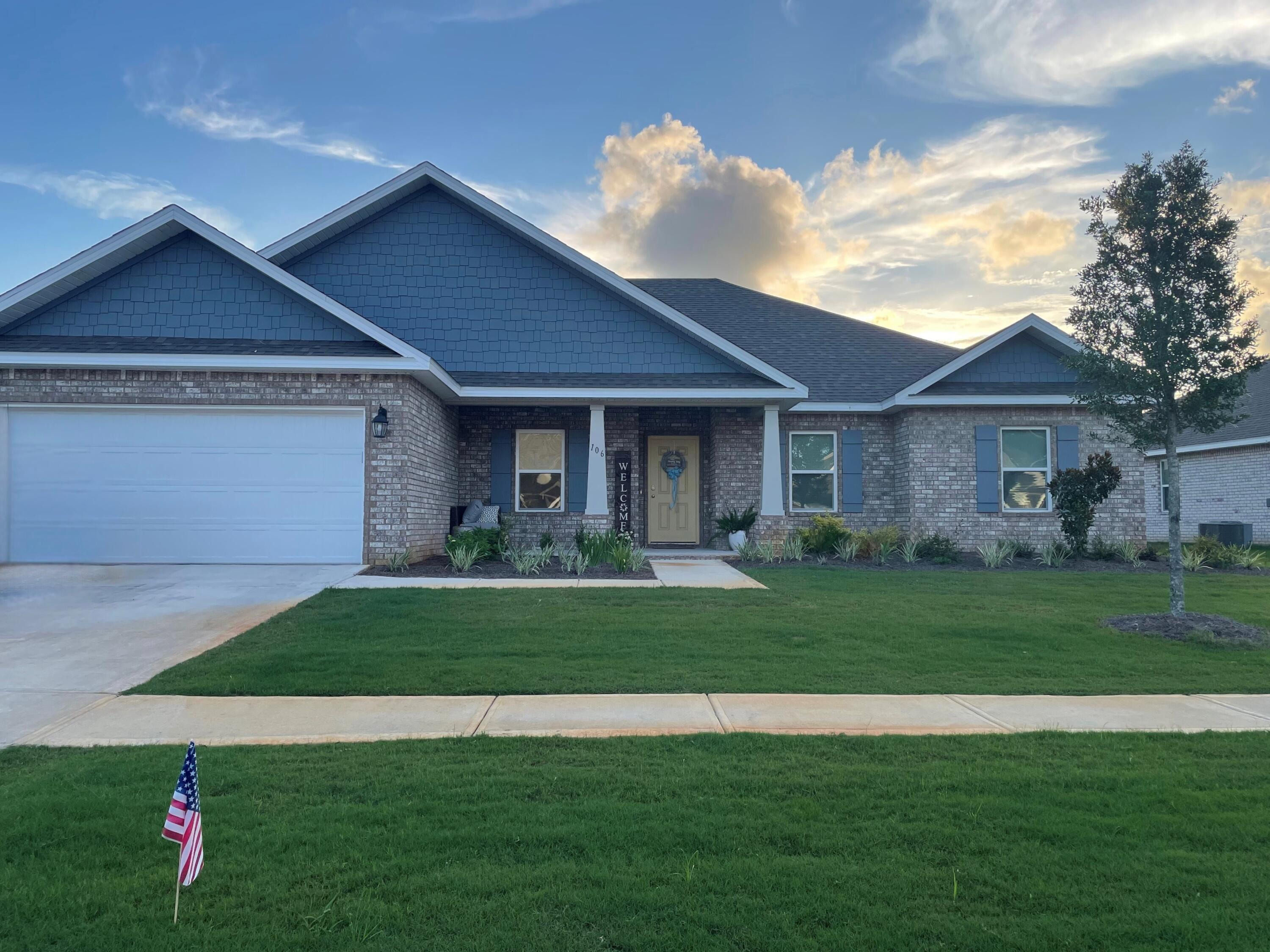 Highly desired Hammock Bay Neighborhood and amenities. Hammock Bay has 3 community pools, large clubhouse, state-of-the art gym, tennis and pickle ball courts, and miles of walking and bike trails. The Caliza floor plan offers 4 bedrooms 3 Baths and a flex room. The Caliza Floorplan includes a Master suite with a walk in tile shower and large walk in Closet. Enjoy tall 42' White cabinets, Granite Counters, EVP Flooring, Crown Molded Ceilings. LED lighting package has been added to the great room. Fenced backyard, refrigerator, and custom window blinds. Brand new irrigation pump, installed May 2025.