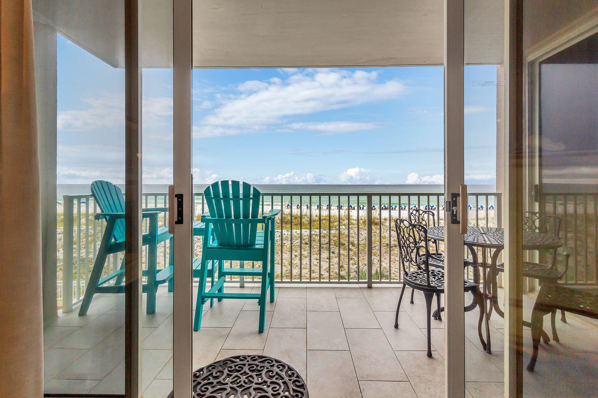 Welcome to Island Princess! This popular beach resort pampers residents and vacationers alike with panoramic views of the sandy shores and emerald blue waters of Okaloosa Island. Situated on the 3rd floor, this gorgeous condo comes fully furnished and includes two new couches in living room as well as recently painted bedrooms and kitchen. An open floor layout lets you watch dolphins play in the gulf right from your living room! Convenient to restaurants, entertainment, & shopping, Island Princess treats guests like royalty with a heated pool, direct access to the beach, soothing jacuzzi hot tub, fitness center, and more! Special Assessments completed in 2023. Rental Projections are $78k-$100k.
