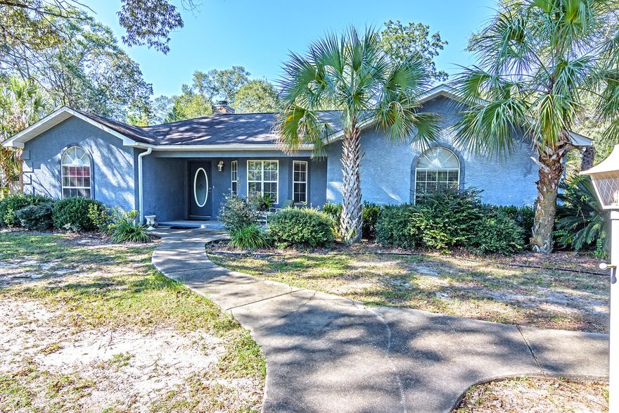 Awesome and Priced to sell! & a Great property for a growing family or to retire! Complete with separate home office space, a large 23K gallon back yard pool, A large tool shed/shop, Boat stoarge, game room, separate guest house, basketball court, and large yard big enough for the kids to play baseball in. Owners previously had animals, so this property has a fenced in area ready for goats, pigs, a horse, etc. as well as a large chicken coup for those farm fresh eggs + a water-feature & koi pond!This home has been updated in recent years with new flooring, stonework around the chimney, interior paint, a two-car carport, and a covered patio out back. If you are looking for your next family home you can live and host family, this is it!