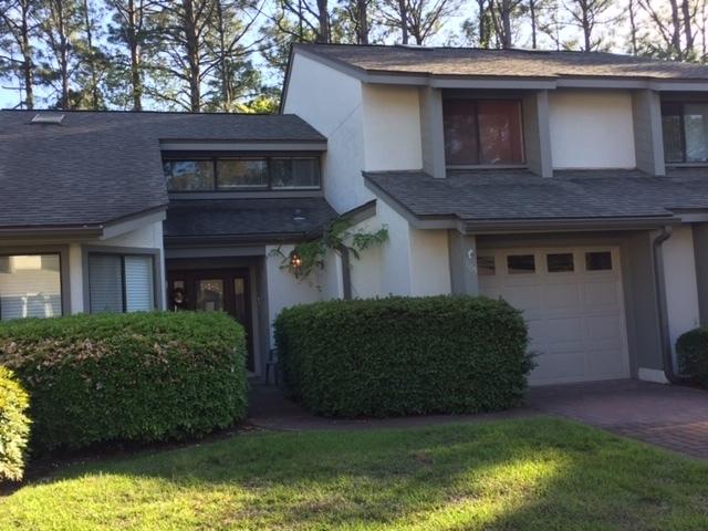 In the heart of Bluewater Bay, on the golf course and across the street from the clubhouse. Quiet, peaceful living awaits. Lots of natural light. Fully furnished retreat with lots of space and amenities! Master bedroom and bath on first floor in addition to large family room and dining room, half bath, laundry and garage....plus 2 patios and a well appointed eat-in kitchen. The second floor boasts a loft, 2 additional bedrooms and a full bathroom.