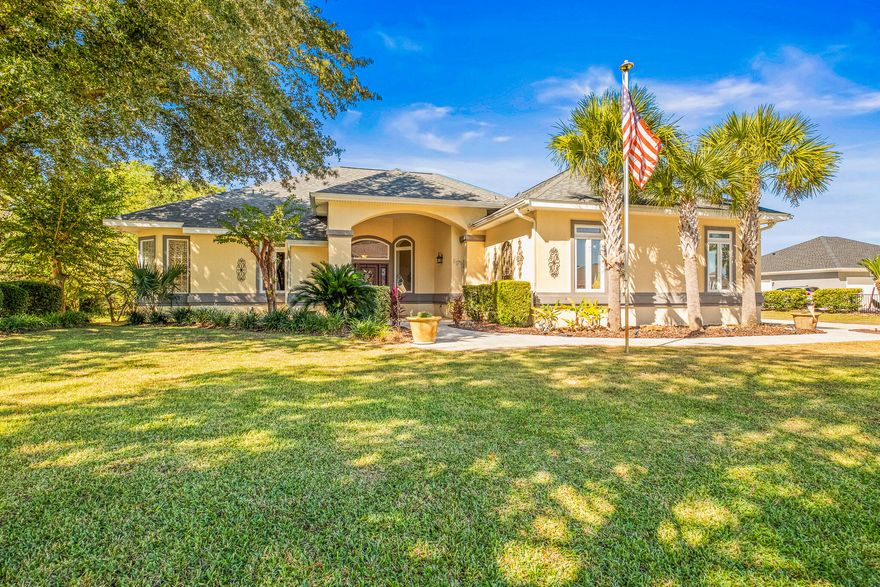 Discover this custom 4-bed, 2.5-bath home on the seventh tee box of Hidden Creek Estates. Built with durable ICF construction, it offers superior strength, energy efficiency, and storm resilience. A new sewer connection (2025) roof (2023), HVAC (2019), and water heater (2023) ensure modern comfort. Unlike EIFS, which can trap moisture and deteriorate, the stucco-over-ICF exterior is applied over a 6-inch reinforced concrete core, making it hurricane-resistant, rot-proof, and low maintenance. Enjoy a gourmet kitchen with a Sub Zero fridge, gas cooktop, and wine cooler. Relax in the screened lanai with golf course views. Holley By The Sea Rec Center offers swimming, tennis, pickleball, kayaking, and more. Golfers can hop in their cart and hit the course! Sewer connection is now complete! Discover this custom 4-bedroom, 2.5-bath home located on the seventh tee box of the Hidden Creek Estates Golf Community. Built with durable ICF construction, this residence features a new roof (2023), a new HVAC system (2019), and a new water heater (2023). Enjoy cooking in the gourmet kitchen, equipped with a built-in Sub Zero refrigerator, ice maker, and a gas cooktop. Unwind in the screened lanai with a bottle from the wine cooler or savor your morning coffee while taking in the beautiful views of the golf course.

The Holley By The Sea Recreation Center offers a variety of amenities, including swimming, a gym, pickleball, tennis, baseball, basketball, fishing, kayaking, and camping facilities for guests. Golf enthusiasts can easily hop in their cart and enjoy a round on the course!

