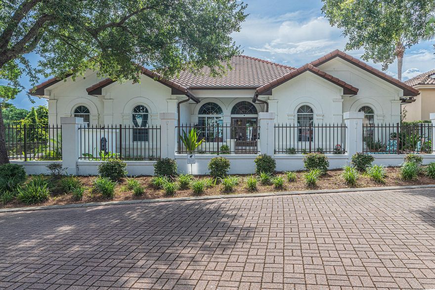 Exceptional opportunity to acquire an updated golf course home on the beachside of SanDestin Resort. (New stone coated metal roof to be installed late November at a cost of $75k included in current price.)Set a top Tivoli Ridge, this three-bedroom, three and half bath residence offers great convenience to the beach, shopping & restaurants at Grand Blvd./Marketshops/Baytowne Wharf.Light & bright, this home features a large open floor plan with three living areas, including living room and family room on the main floor and a walk out basement downstairs with 3/4 bath.  Family room adjoins kitchen with abundant natural light, stacked stone fireplace and matching built-in cabinets. Ship lap walls behind floating book-shelves, upscale bubble glass lighting, tray