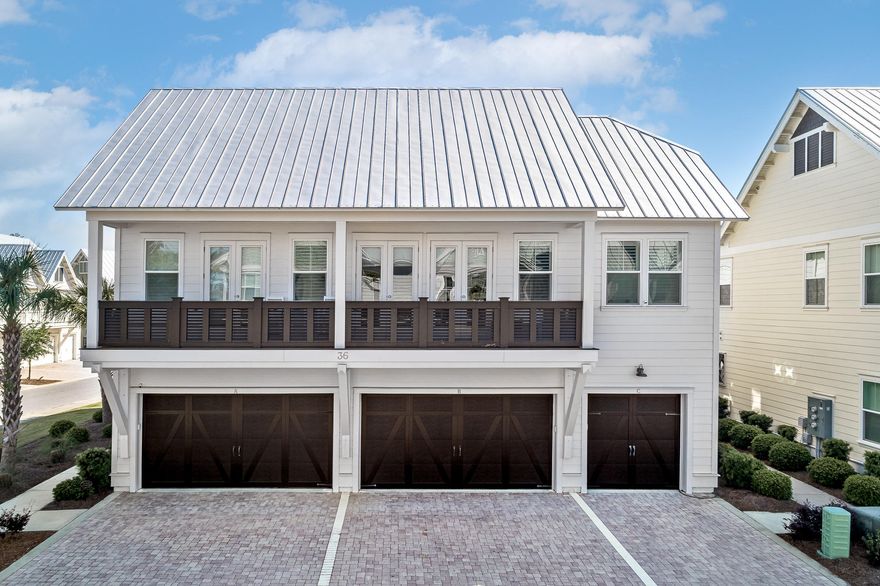 Find light and airy spaces complemented by a casual coastal style at this inviting 3BR/2.5BA townhome in the premier Prominence community. The spacious open-concept living and dining area is highlighted by 10' ceilings, ample windows, low-maintenance tile flooring, and upgraded lighting fixtures. The fully equipped kitchen overlooks the living and dining area and features quartz countertops including a large center island with seating for four, gray cabinetry, a subway tile backsplash, and stainless steel appliances with a gas cooktop and oversized refrigerator. All bedrooms are on the second level with a lovely master suite with ensuite offering dual vanities and a large shower. The guest rooms share a bathroom with a tub/shower combo. An ideal investment property, full-time residence or second home, this property is steps from the resort-style community swimming pool. A two-car garage provides additional storage for beach gear, golf cart, and parking.

With a highly coveted location on 30A's east end, Prominence has become a become a bustling beach town with both high-quality homes and townhomes. Amenities include private shuttle service to the beach, a large resort-style community swimming pool, a fitness center, and the Hub 30A town center with dining, shopping, and entertainment.