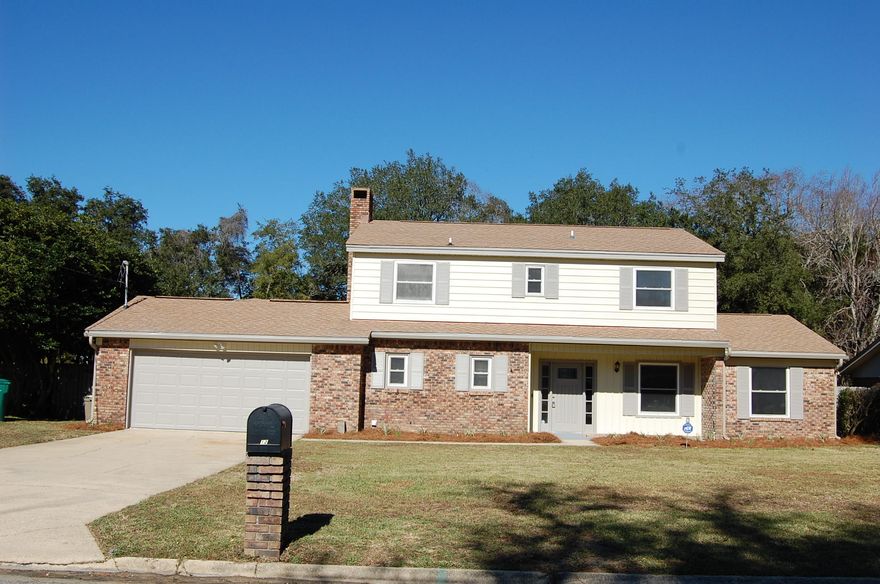 This is a beautifully & fully renovated cul-de-sac family pool home in the heart of Shalimar The owner spared no expense in the renovation. Among the many upgrades are all new designer flooring, eat in kitchen overlooking the paved pool deck and patio and featuring granite counter tops with marble backsplash and upgraded stainless steel appliances, under cabinet lighting, completely renovated bathrooms, all new copper wiring and all new electrical. The cozy & flexible floor plan includes a spacious formal living room, den w/fireplace, great bonus room with bar and wine fridge, dining room or office, laundry / mud room, 2 car garage, with a master suite & additional bedrooms upstairs. The yard is fenced and features a beautiful pool and new landscaping. This is a must see! Welcome Home