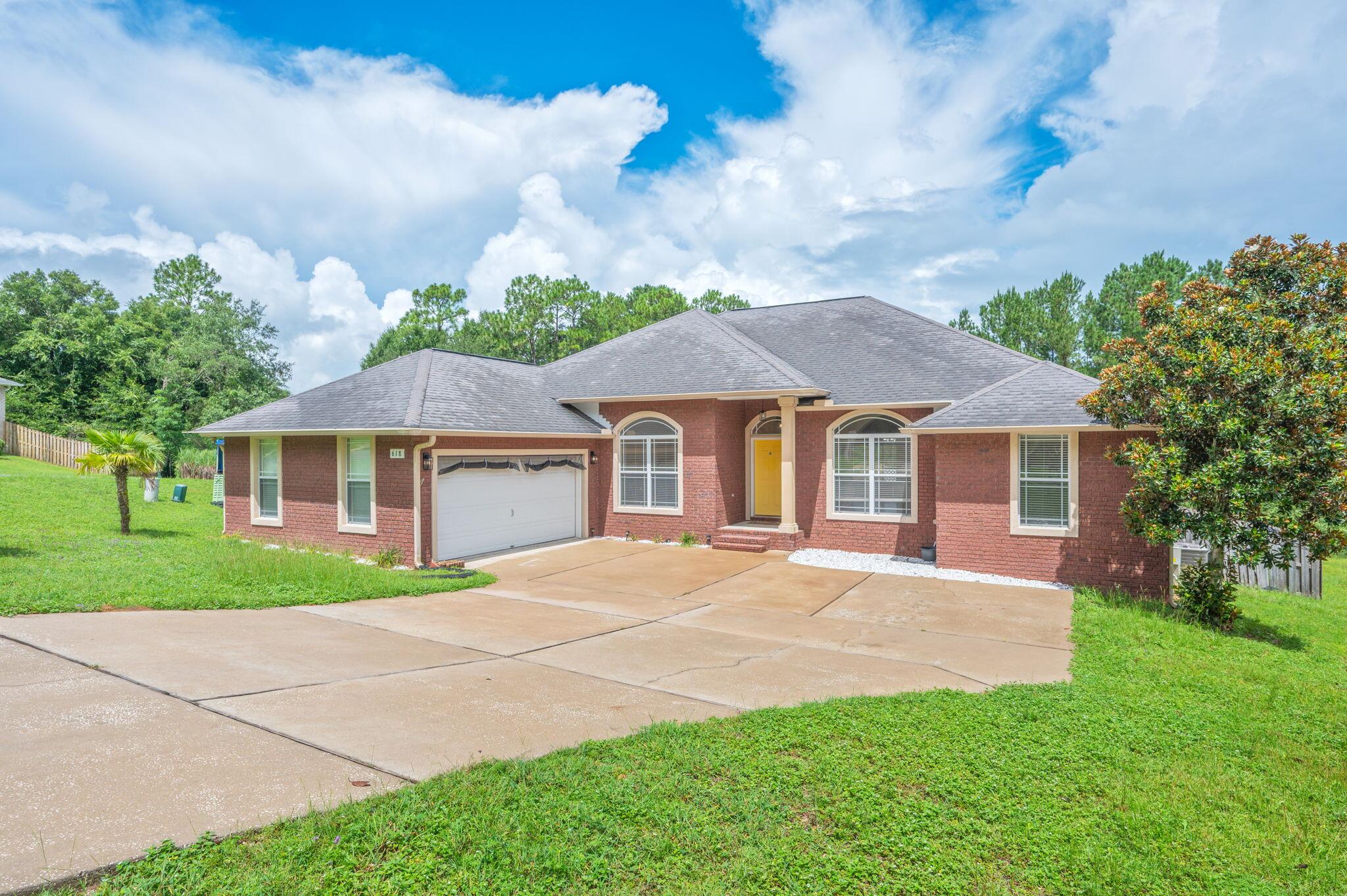 4.75% Assumable VA loan available. When you open the front door you are greeted with two versatile flex spaces, giving you plenty of room for a home office, playroom, or additional lounge area. The kitchen features granite countertops, an eat-in dining space, and flows seamlessly into the living areas. Enjoy the split floor plan which allows the primary bedroom seclusion including a large primary bathroom and two primary closets. The Florida room and large deck overlook the fenced in back yard. Additional peace of mind with a new HVAC unit and a new roof to be installed prior to closing.