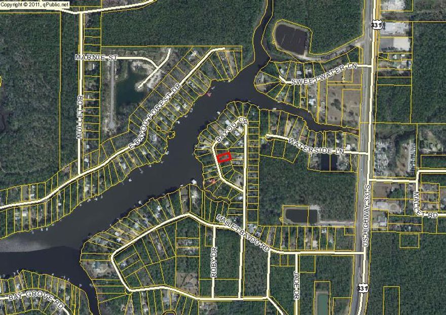 Beautiful buildable lot in a fast growing area. Great neighborhood, quiet, paved roads. Just across the street you can see the beautiful waters of the bayou. All information in this listing, including but not limited to property dimensions &, parcel size and the number of acres is approximate and not exact. Buyer to verify zoning and any building restrictions that may apply to subject property at buyer's expense prior to closing. Adjoining Lot #155 also available.