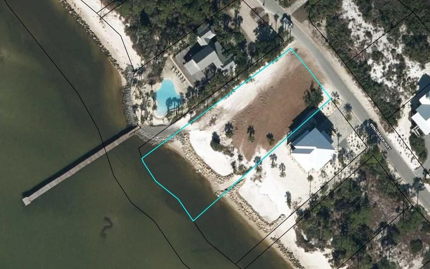 Rare double water front lot in Windmark Beach Phase One contiguous to the community pool. Located in the private and exclusive community of Windmark Beach this oversized and cleared bay front lot is a prime property that is sure to make anyone an estate type beach home. Enjoy all the amenities of Windmark Beach Phase one and Two, but the gated privacy and exclusivity and privacy of Phase one. There are also three day docks for the exclusive use of Phase One Residents private use only. A plethora of conservation lands abounds throughout the subdivision. Only about 5 minutes to downtown Port St Joe where one can enjoy, shopping, dining, bar and grills, and the newly renovated Pointe South Marina. Once in a lifetime opportunity in one of Port St. Joe's and Mexico Beach areas most exclusive neighborhoods. Both lots are subject to the quarterly HOA fees and new buyer fees.