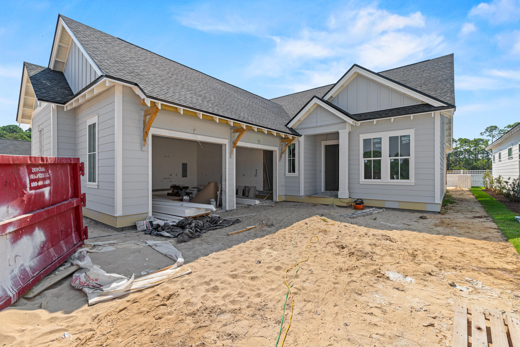 Experience the perfect blend of modern luxury and serene natural surroundings in this new construction home in Powell Landing West in the Watersound Origins community. Anticipated to be complete Oct. '25, the Cyra floor plan on home site PLW 36 by Arkon Group, offers 3 bedrooms, 3.5 bathrooms, a study, and 2,213 square feet of thoughtfully designed living space. Designed for both comfort and style, this home boasts premium engineered wood floors throughout, upgraded tile accents, and an extended kitchen island perfect for entertaining. The chef's kitchen features high-end stainless steel appliances, stacked cabinets to the ceiling with elegant lighting, tile backsplash, and a spacious open layout that seamlessly connects to the living and dining areas. Large slider doors open the living room up to the expansive screened rear porch, where a cozy fireplace creates an inviting outdoor retreat. The primary suite includes a spa-like bathroom and a walk-in closet, while two additional guest bedrooms each have en-suite bathrooms for privacy. A gas lantern on the front porch adds timeless charm, welcoming you home in true Southern style. With 435 sq ft of covered porches, a 2-car garage, and high-end finishes throughout, this home is designed to maximize luxury and livability.
Experience refined coastal living in one of Watersound Origins most sought-after neighborhoods nestled alongside Lake Powell. The Watersound Origins community offers an unparalleled lifestyle in South Walton, exceptional amenities, notoriously friendly and welcoming atmosphere, zero short-term rentals, and close proximity to all that 30A and Inlet Beach has to offer. Enjoy the zero-entry pool, playground, sports courts, and fitness center at the Village Commons, play a round of golf or foot golf at the Origins Golf Course, or take a walk along the many miles of walking and biking trails that wind all throughout the neighborhood!
The new Watersound Town Center located at the entrance to the community offers several fantastic dining options (casual and formal), medical services, Starbucks, Publix, a Pavilion that hosts events year round, and more!