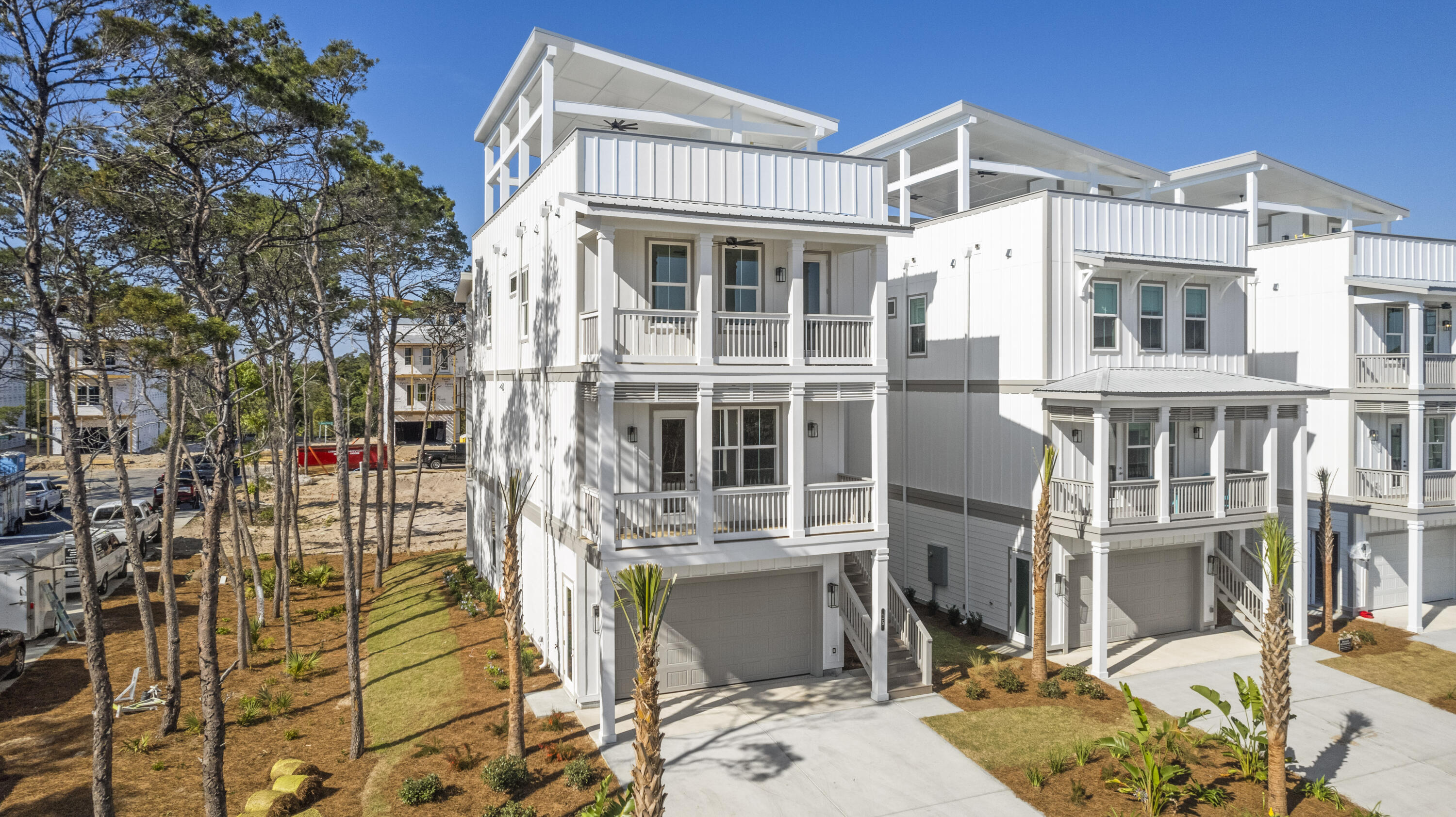 Welcome to Twin Palms, Inlet Beach's newest luxury community. Schedule your showing today! Come check out this spacious floor plan and the amazing views from the rooftop terrace! Paradise you can call home awaits you when you make Twin Palms your new residence. Luxury and family-friendly living are perfectly intertwined in this South Walton premier community that is just steps away from 30Ave and Rosemary Beach. Relax under one of the cabanas at the community pool! **Photos are not of actual listing, but to show what finishes and floor plan will look like. Home does not come furnished.**