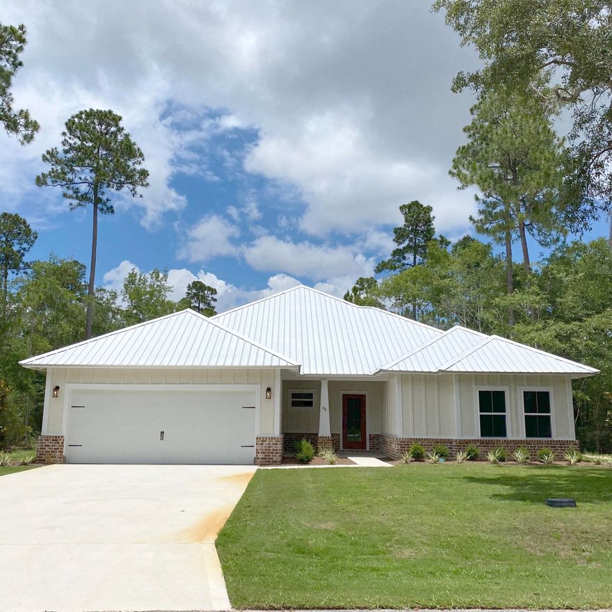 NEW CONSTRUCTION CUSTOM HOME- Coastal-Craftsman style home makes luxury living affordable. Please see photos for building plans. This home sits close to the amenities center which currently includes tennis, pickleball, and basketball courts. Bear Creek is a gated community minutes to the beaches of South Walton, Scenic Highway 30a, Choctawhatchee Bay, a county boat launch, fishing pier, and a waterfront county park.