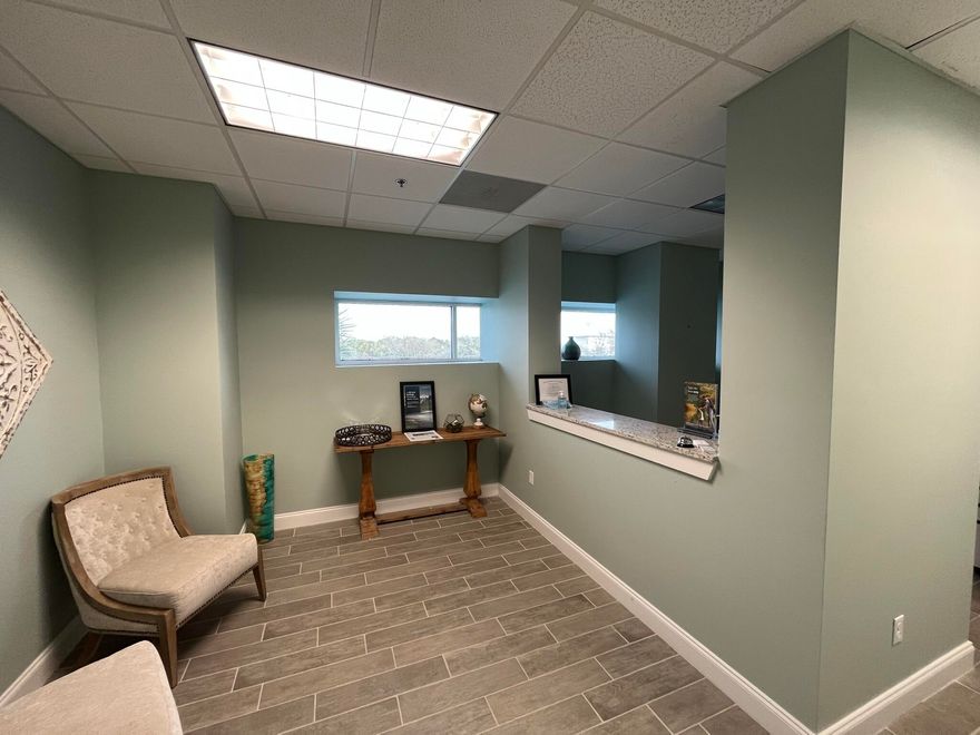 Beautiful, like-new office space. Located on the second floor of Henderson Beach Business Park with easy access to the interior stairwell and elevator. The space features modern finished and color palette, and offers: 3 private offices, 2 conference rooms, a full reception and waiting area, as well as open working areas and a breakroom.