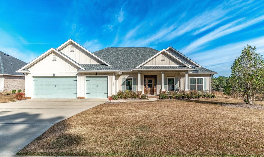 Absolutely beautiful 4 bedroom 3 bath home in Nature Lake Subdivision with a 3 car garage. Perfect open floor plan and an incredibly large kitchen island makes this home perfect for entertaining along with the fantastic lake views. This home features beautiful wood look tile floors throughout, granite countertops, stainless steel appliances and upgraded lighting. It is conveniently located close to schools, shopping, restaurants and an easy commute to Duke Field or 7th Group. If you are looking for a home in Crestview look no further, make an appointment to see this beautiful home today!