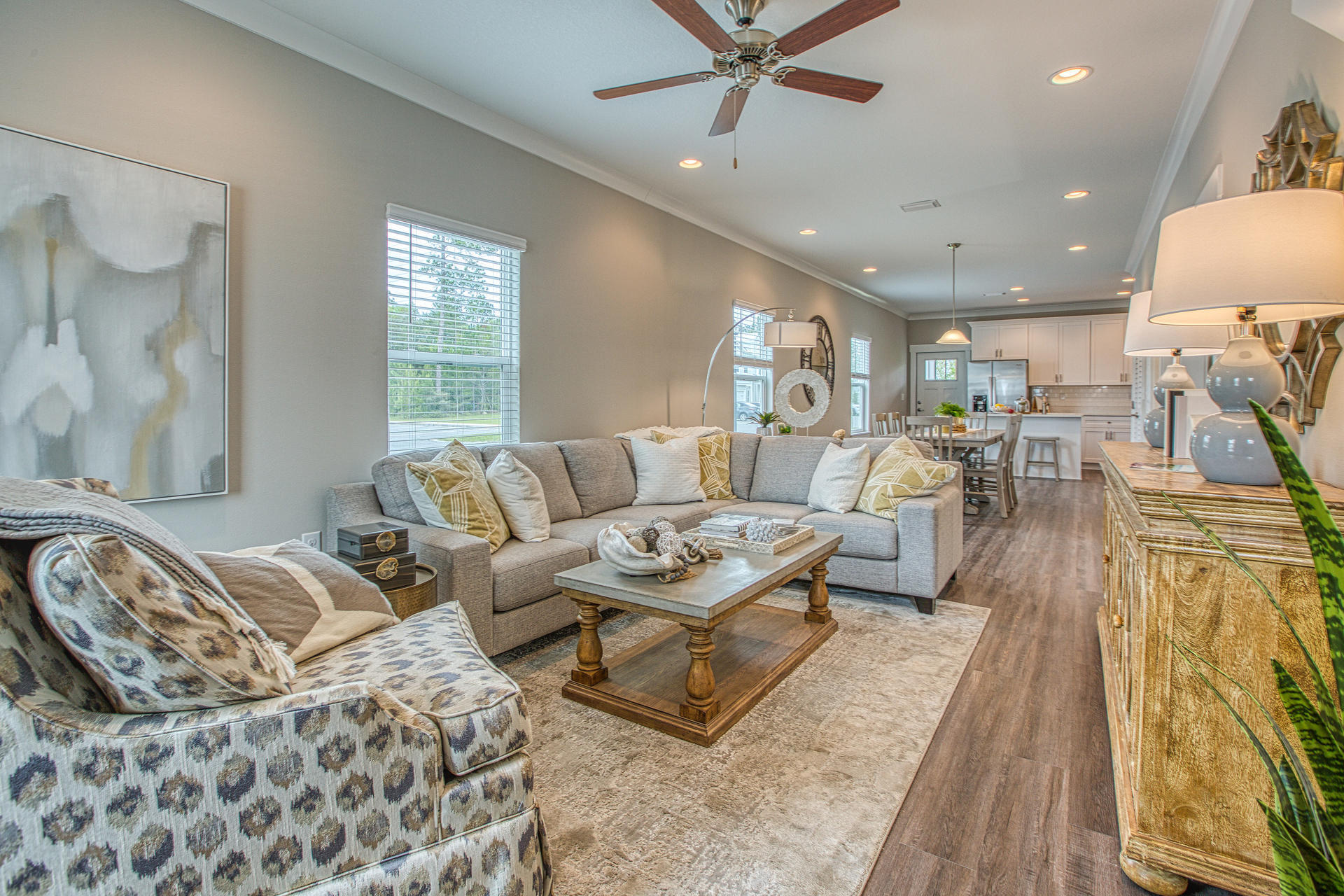 Quality & Affordable in South Walton only minutes to the white sand beaches of the Emerald Coast! BRAND NEW TOWNHOUSES in Freeport, Florida built by a luxury builder in South Walton. This Vista Floor plan is 3BR / 2.5 BA with 1336 sq.ft. and an open floor plan will have luxury finishes including QUARTZ Counter-tops throughout, Stainless Steel Appliances and Luxury Vinyl Plank flooring. Blinds and Refrigerator included in sale. Choose from Upgrades for LVP throughout, back-splash, and/or a Screened Porch. Come see these today, as they are going fast!