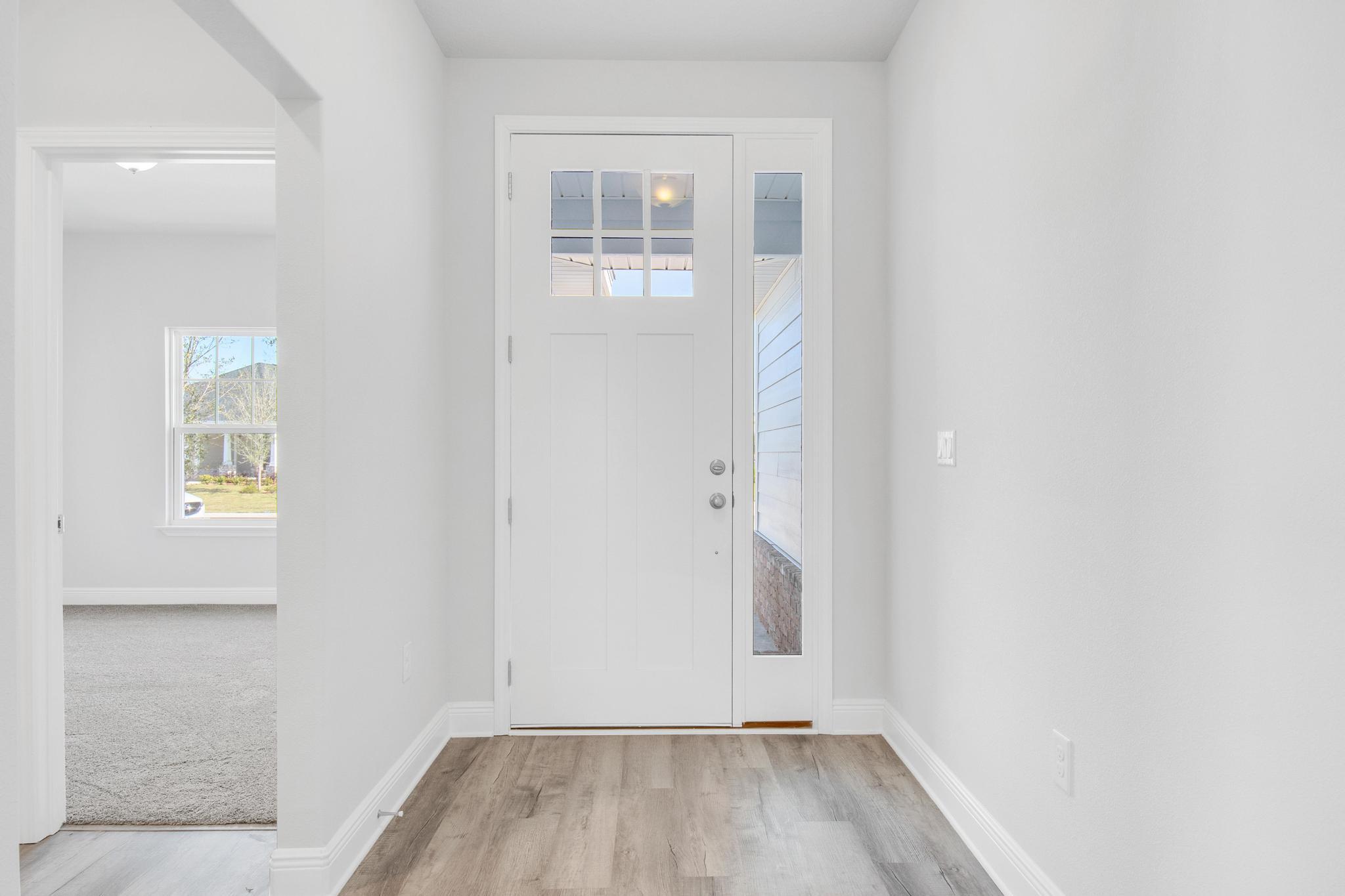 Builder pays most closing costs with a preferred lender + 4.99% fixed rate financing with $10k flex money. Call for more details / options.New Craftsman style home with a brick skirt and hardiboard siding. 20 minutes to Blue Mountain Beach or 15 minutes to DeFuniak for shopping at Lowes or WalMart, etc. 3 BR / 2 BA with 2 car garage + garage door opener, cathedral ceiling, 8' entry doors, large covered rear patio 15' x 9', quartz countertops, CoreTec Pro Plus Luxury Vinyl Plank flooring throughout, no carpet. Separate garden tub + shower in Master Bath, Moen faucets, lever handled hardware, attic pull-down stairs. Fully sodded yard with sprinkler system, well and pump.
