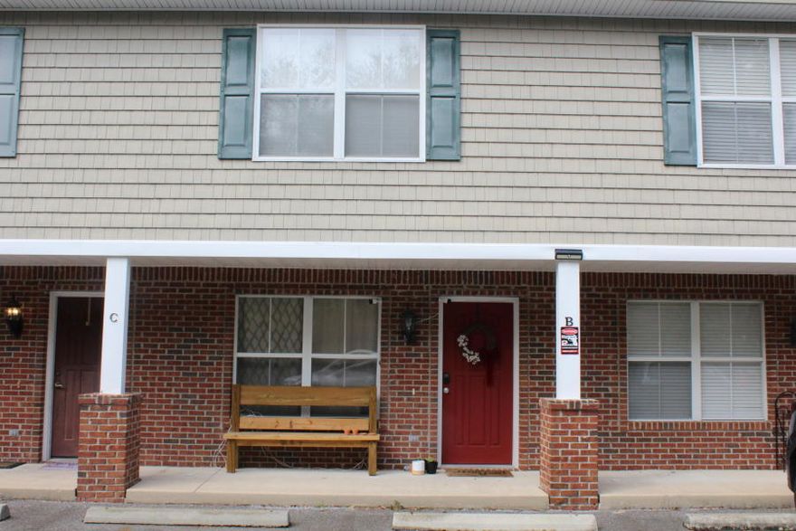 AVAIL: 7/28. SECURITY DEPOSIT = $1,450. Nice 2 bedroom/2.5 bath centrally located & convenient to both bases, shopping, restaurants & hospitals. This unit has a gorgeous kitchen w/ custom cabinets, granite counter tops, breakfast bar & stainless/black appliances! The 1st floor has tile flooring throughout, upgraded lighting & a 1/2 bathroom for guests! Interior doors are raised panel w/ oil rubbed bronze hardware. The upstairs has 2 large bedrooms w/ bathrooms! The bathrooms feature cultured marble counter tops & oil rubbed bronze finishes! Backyard is fenced & there is a wooden deck for your enjoyment. Garbage & grounds keeping included w/ the HOA. Sorry, no pets/smoking. Cute unit - this one wont last long!